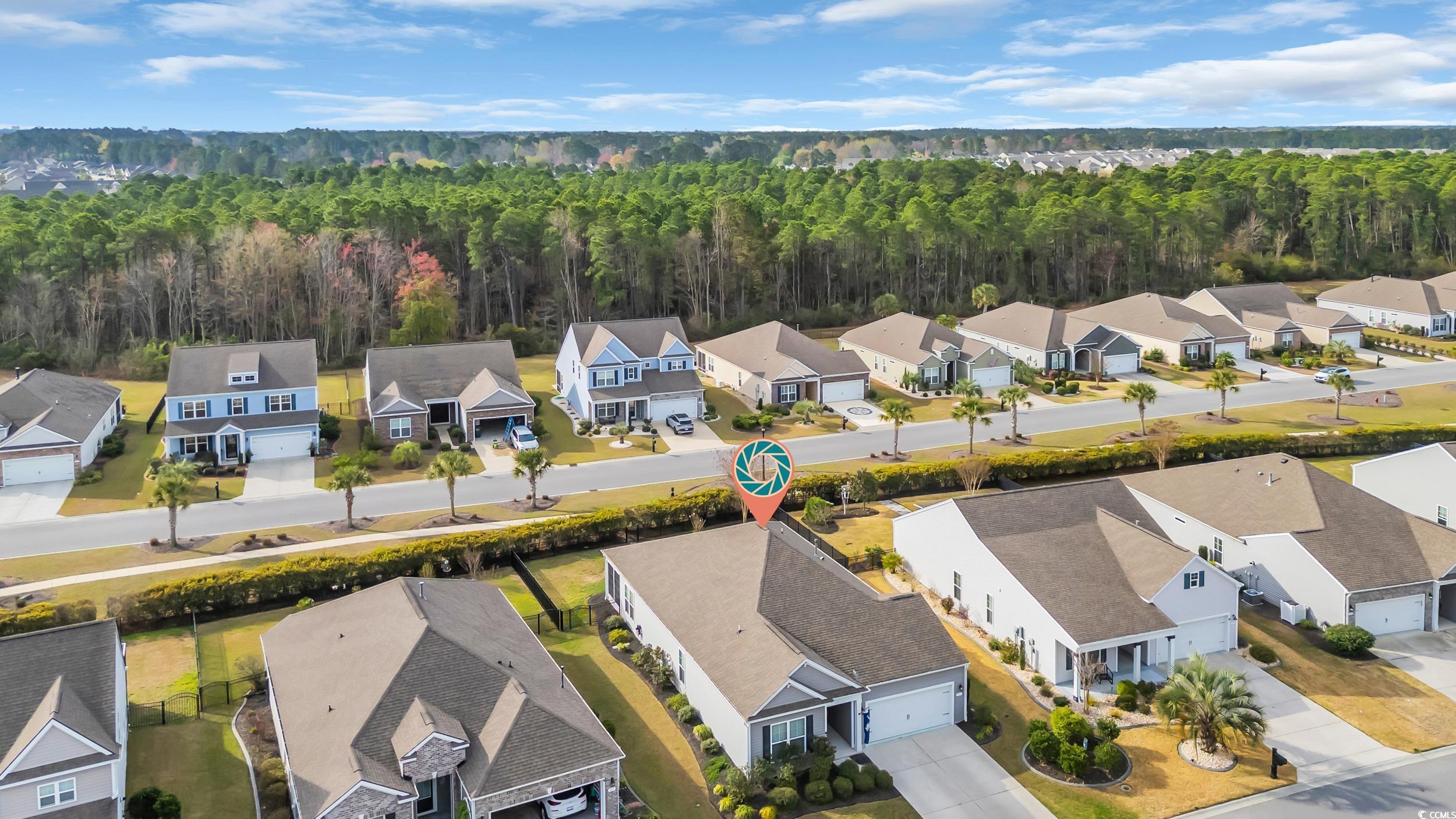 351 Firenze Loop Myrtle Beach, SC 29579 - Photo 32 of 37 Drone / aerial view featuring a residential view a