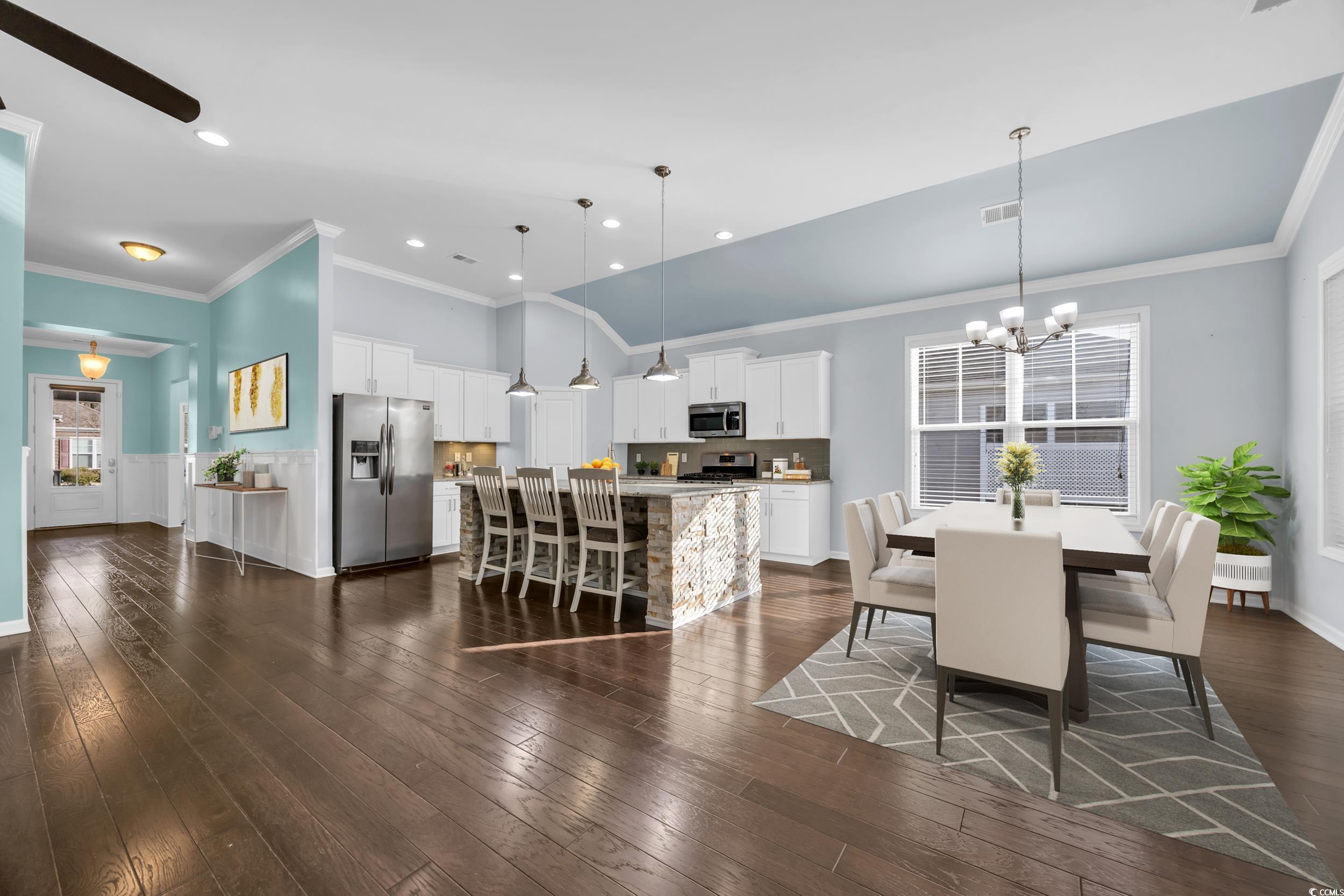 351 Firenze Loop Myrtle Beach, SC 29579 - Photo 7 of 37 Dining area featuring wainscoting, an inviting cha