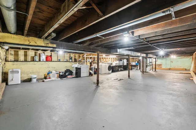 a view of roof deck with patio