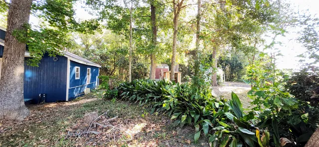 a house with lots of trees