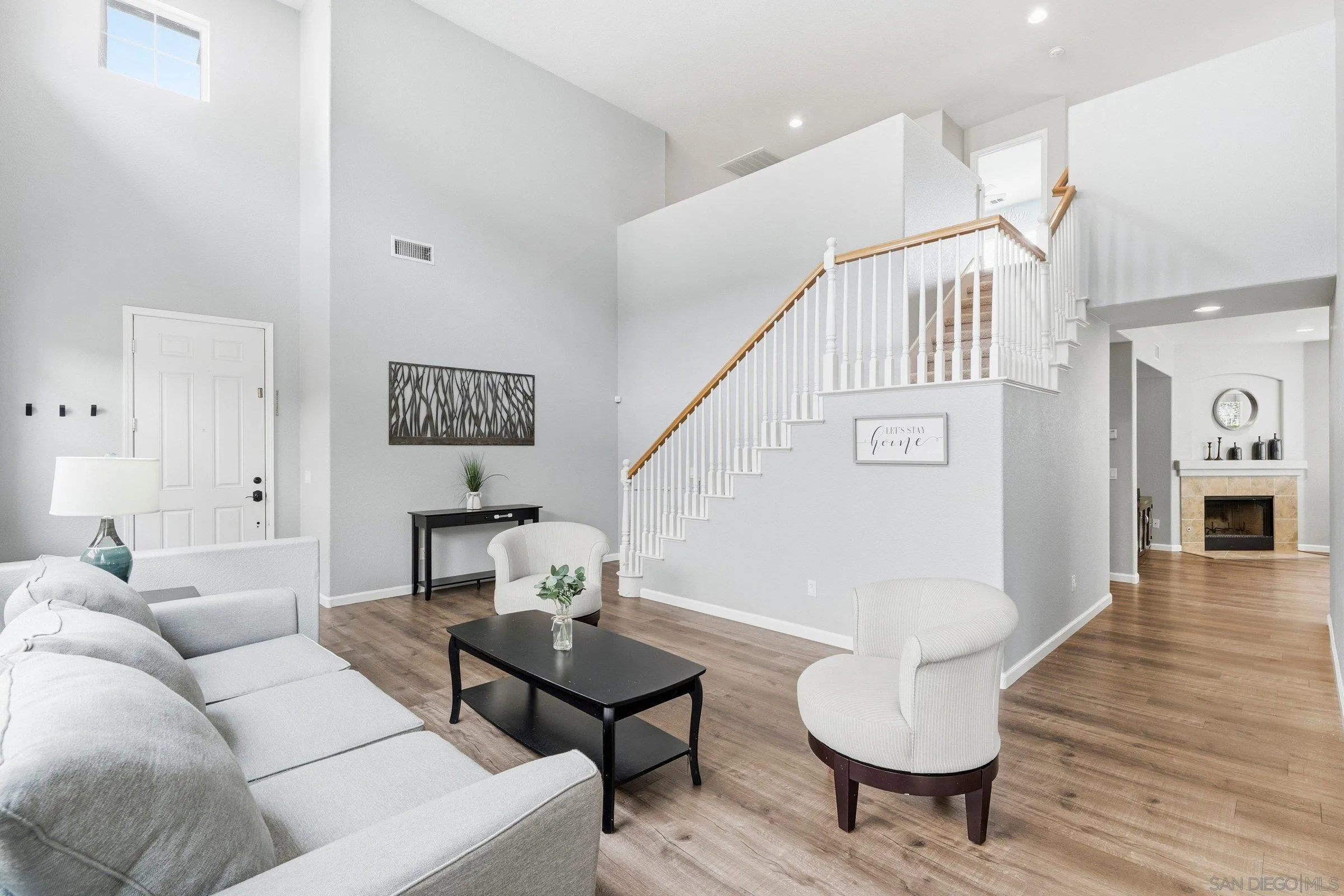 1514 West Borden Road San Marcos, CA 92069 - Photo 3 of 40 a living room with furniture and wooden floor
