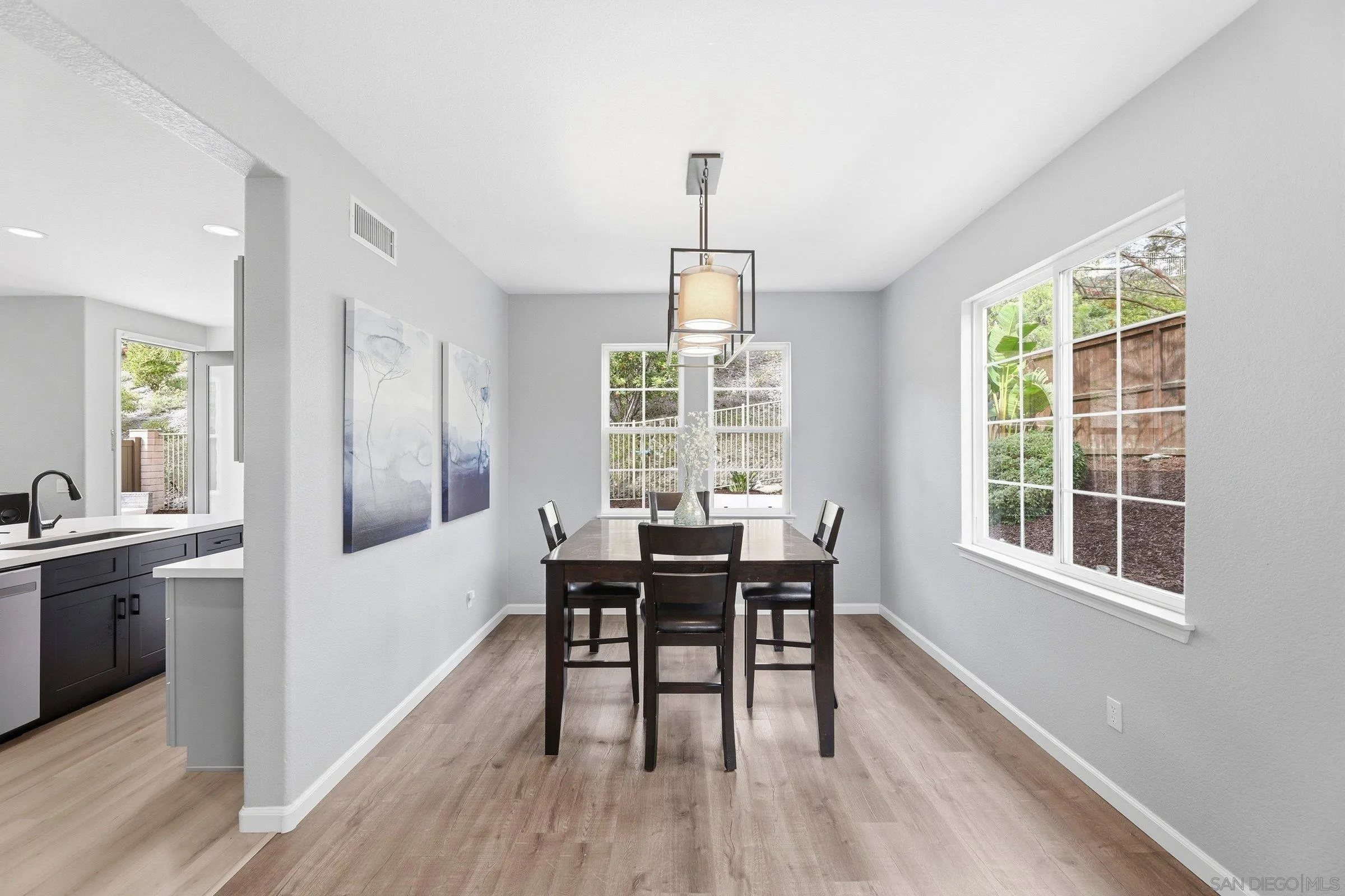 1514 West Borden Road San Marcos, CA 92069 - Photo 5 of 40 a view of a dining room with furniture window and outside view