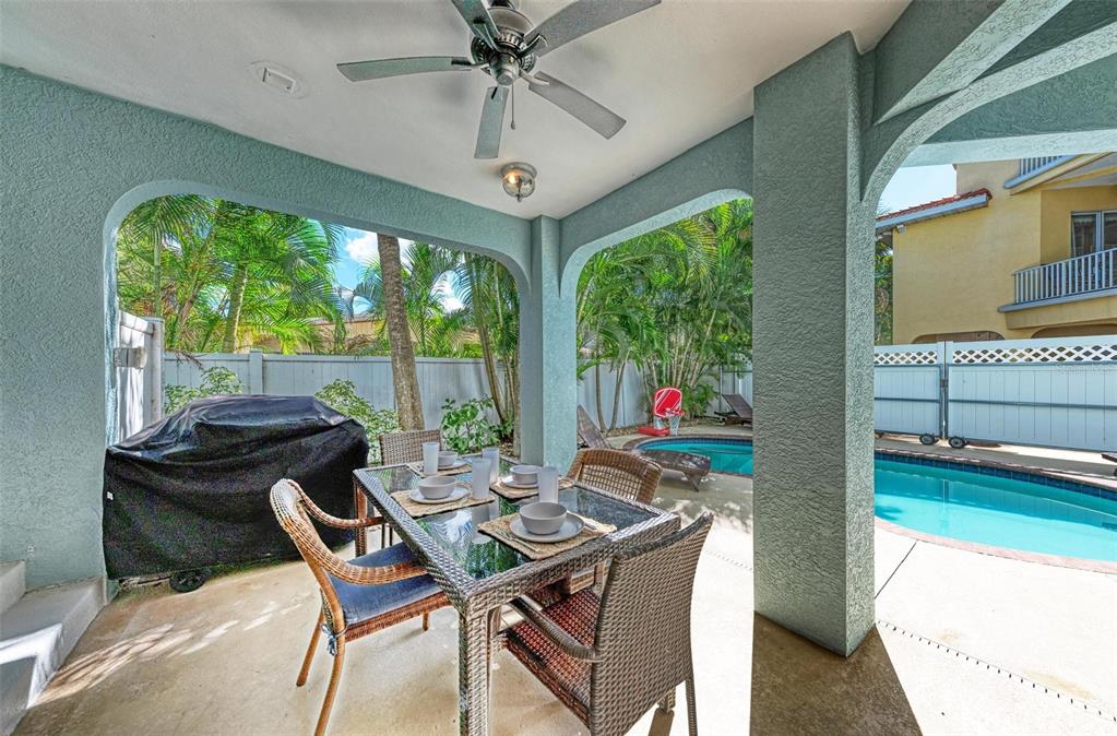 201 57th Street Holmes Beach, FL 34217 - Photo 35 of 48 a view of a dining room with furniture window and outside view
