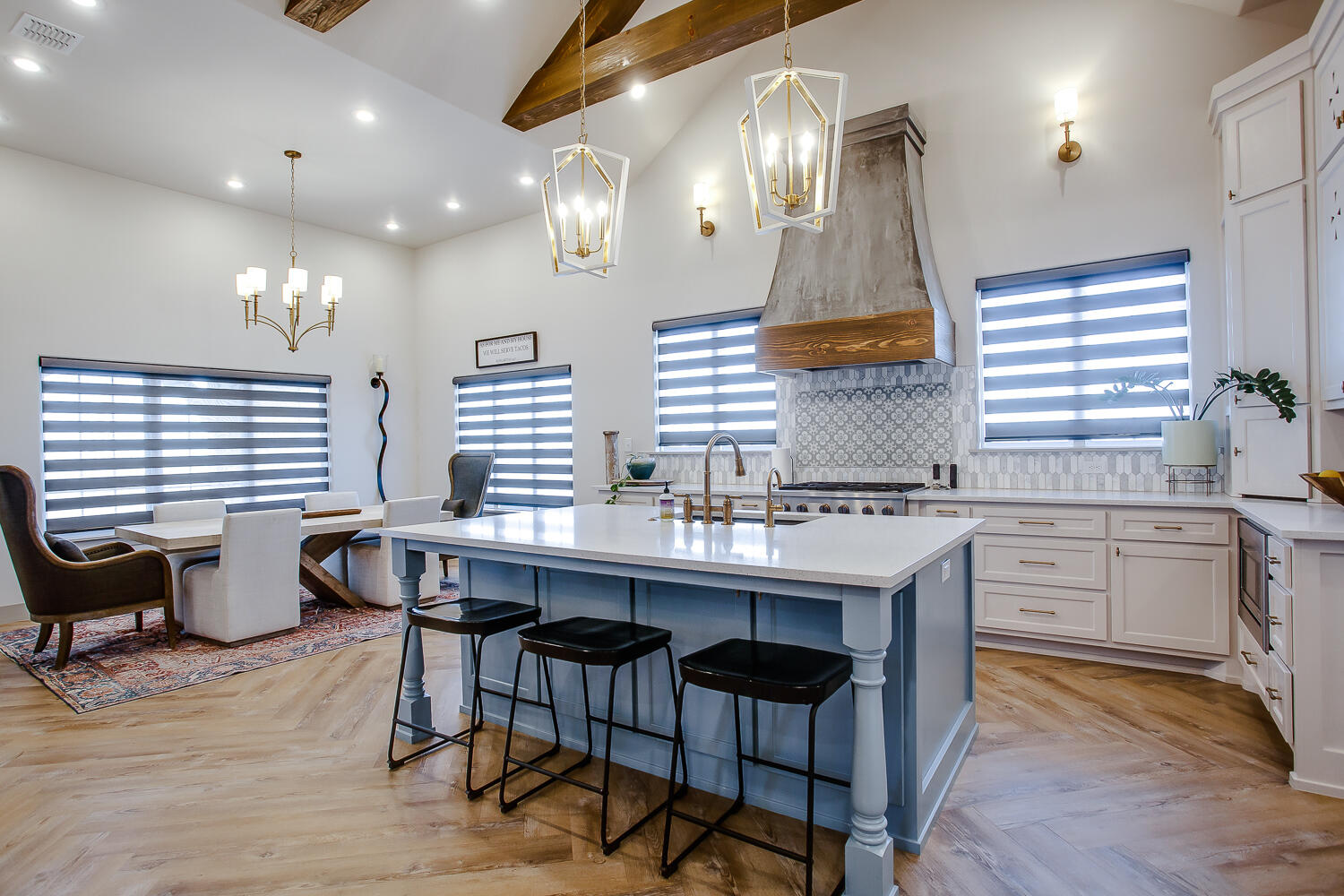 7601 53rd Street Lubbock, TX 79407 - Photo 9 of 33 a kitchen with a sink cabinets and window