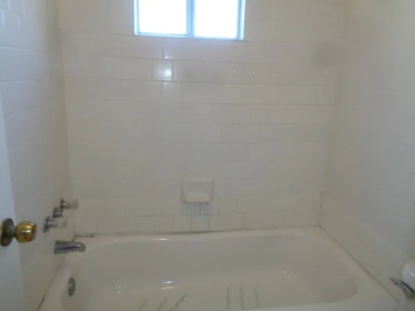 a close up of a bathtub