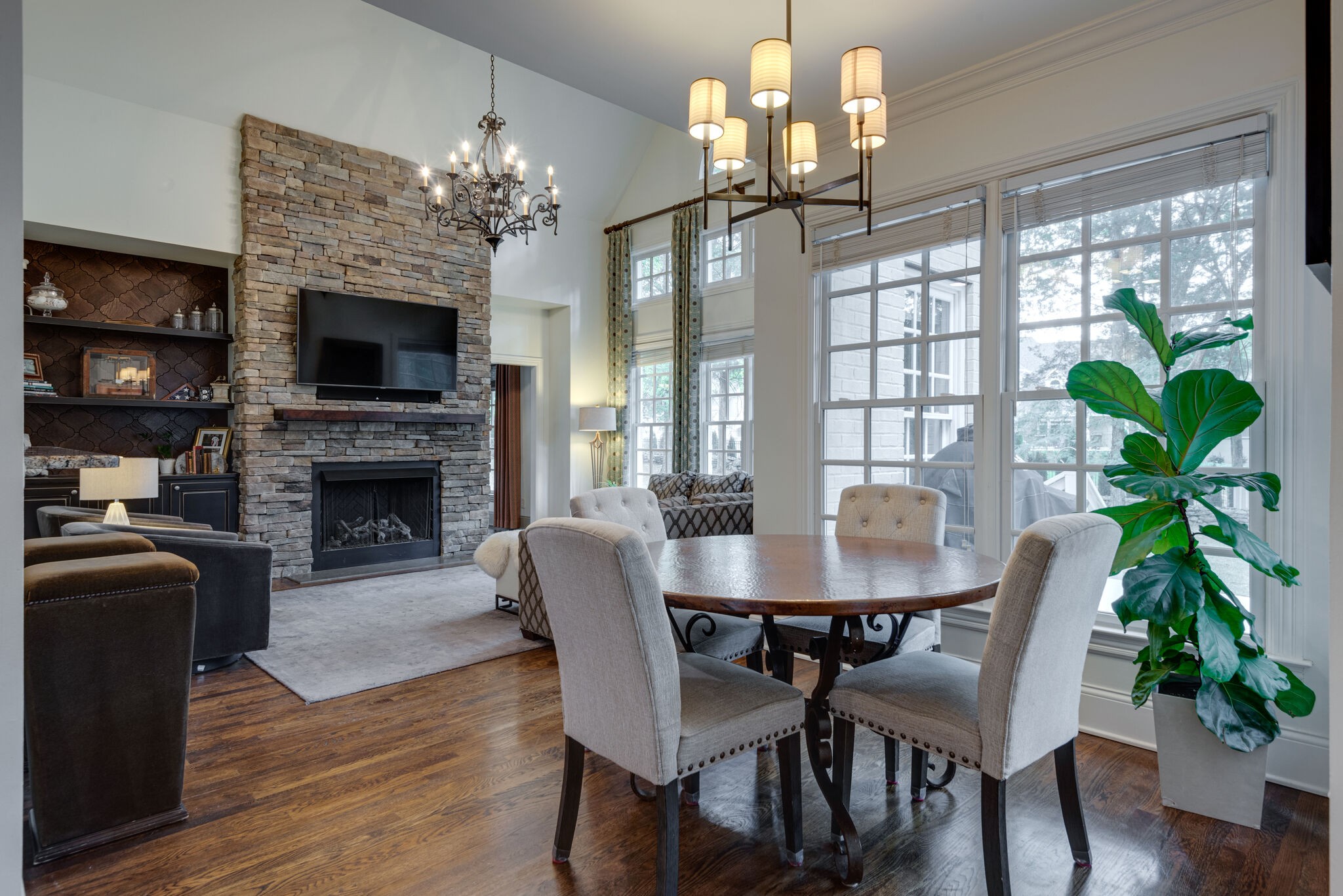 1432 Willowbrooke Circle Franklin, TN 37069 - Photo 12 of 41 a view of a dining room with furniture window and wooden floor
