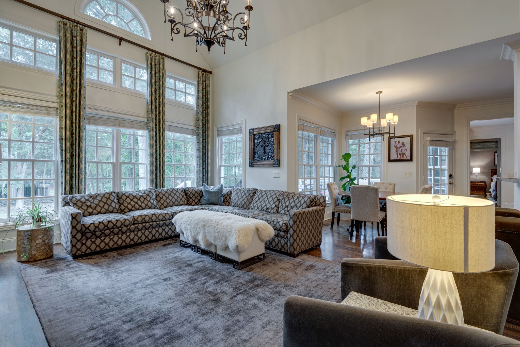 1432 Willowbrooke Circle Franklin, TN 37069 - Photo 15 of 41 a living room with furniture and a large window