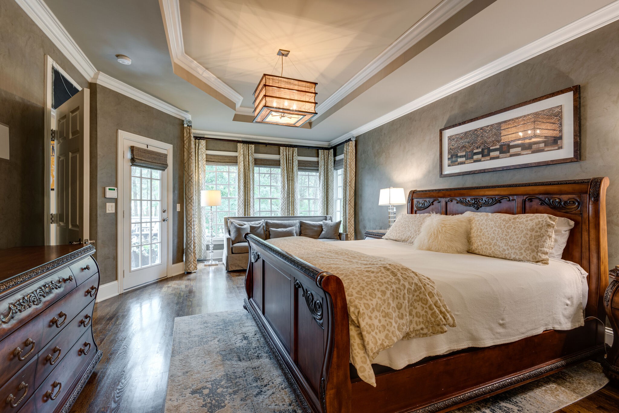 1432 Willowbrooke Circle Franklin, TN 37069 - Photo 19 of 41 a spacious bedroom with a bed and a flat tv screen on the dresser