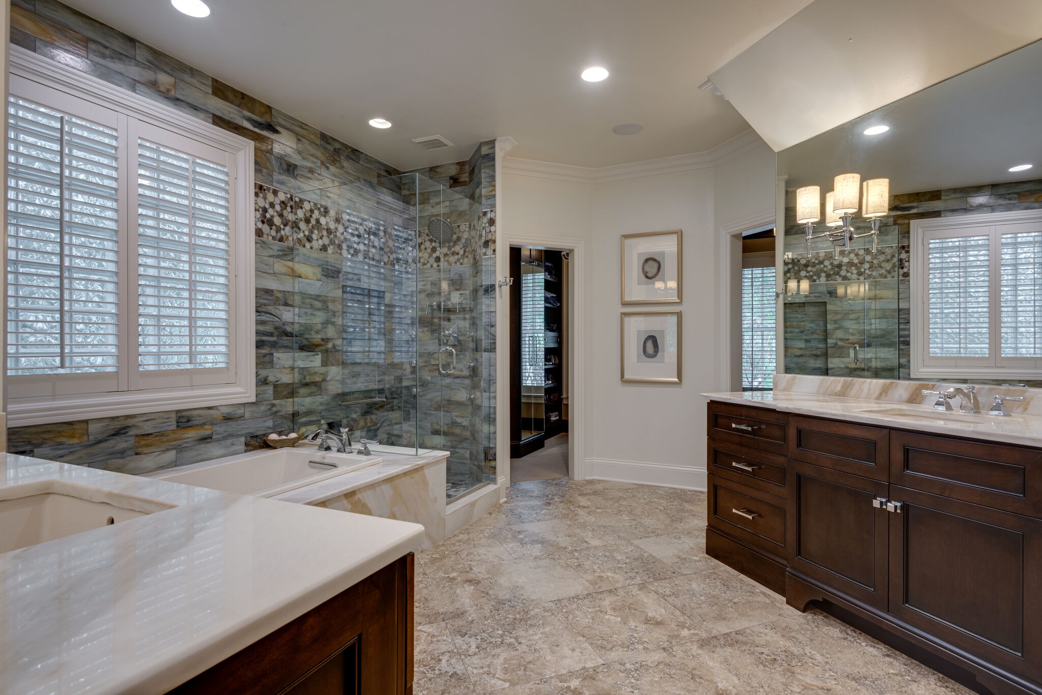 1432 Willowbrooke Circle Franklin, TN 37069 - Photo 20 of 41 a bathroom with a sink double vanity and a bathtub