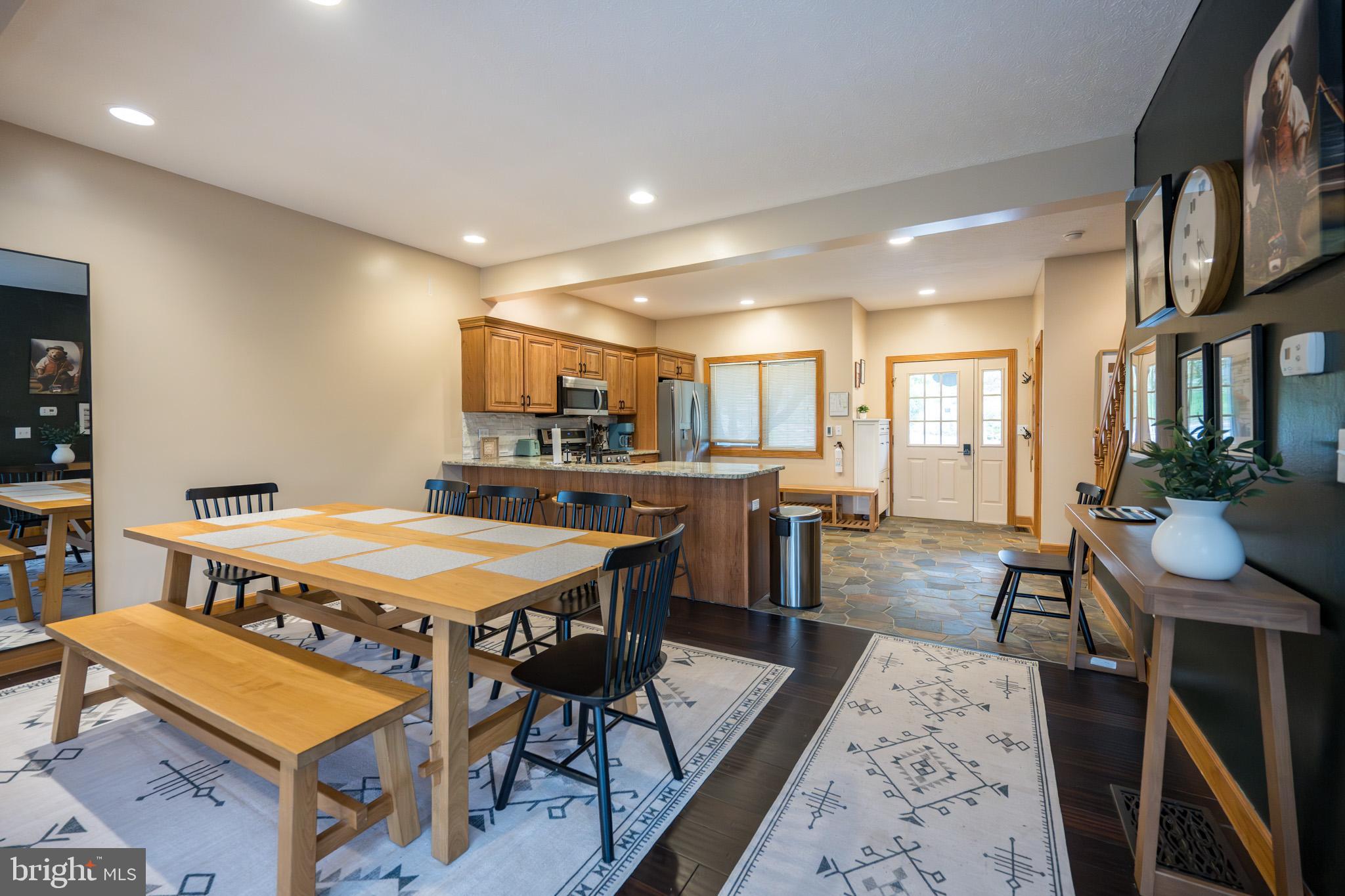 147 Marsh Hill Road McHenry, MD 21541 - Photo 15 of 60 a room with furniture pool table and wooden floor