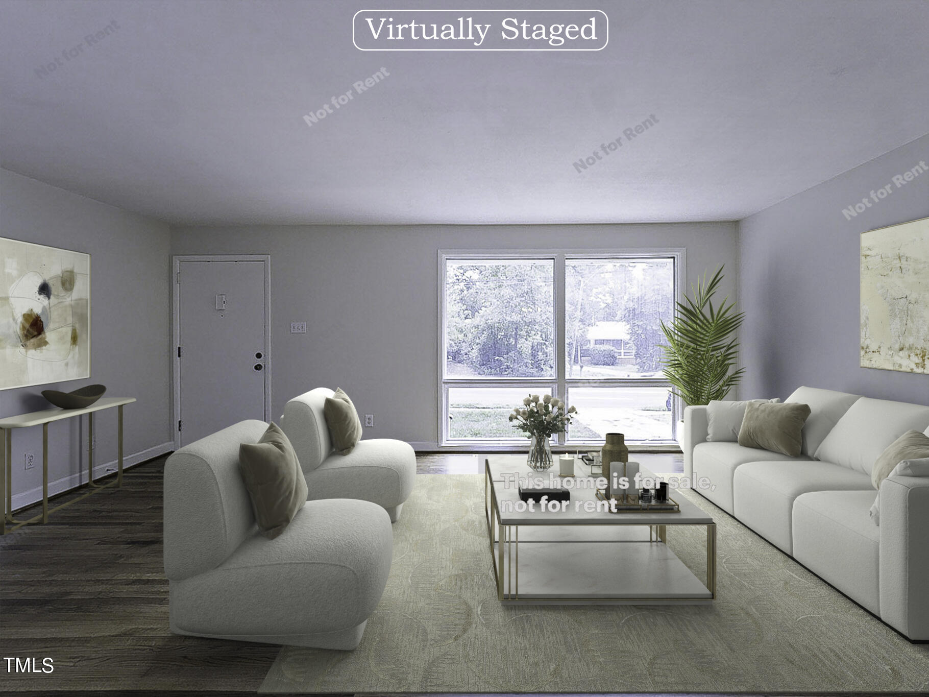 3413 Wade Avenue Raleigh, NC 27607 - Photo 2 of 24 a living room with furniture and a large window