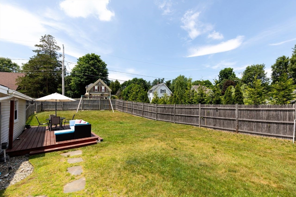 1012 Washington Street Whitman, MA 02382 - Photo 29 of 37 a view of a swimming pool with a patio and wooden fence