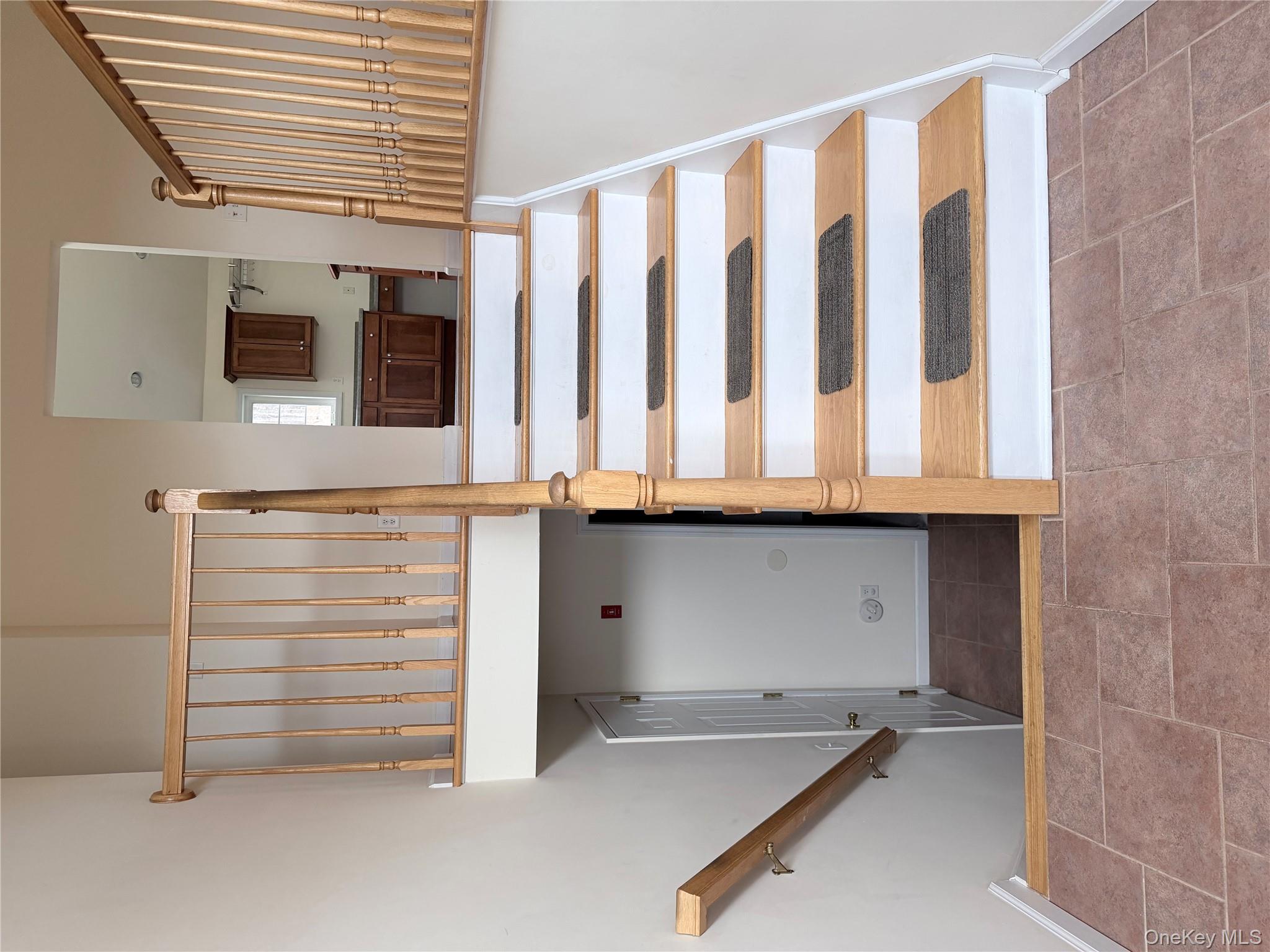 1043 Roosa Gap Road Pine Bush, NY 12566 - Photo 8 of 20 Stairway featuring baseboards