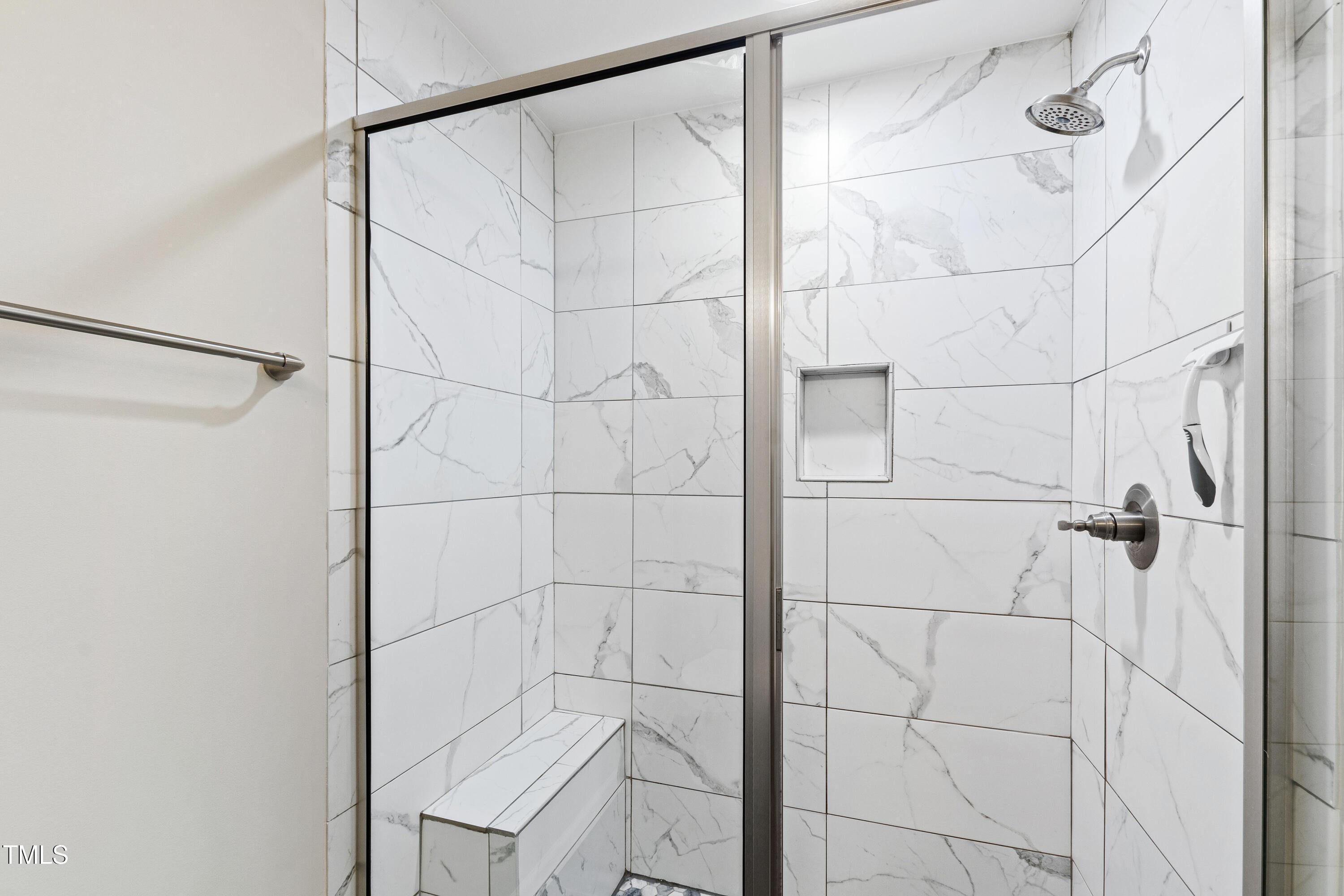 512 Spruce Street, Unit A Durham, NC 27703 - Photo 22 of 36 a bathroom with a shower