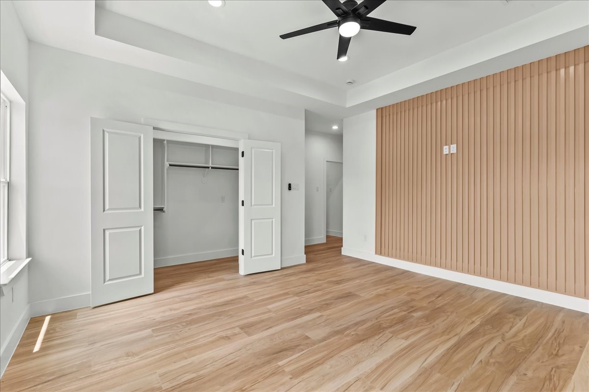 8323 Observatory Street, Unit A/B Houston, TX 77088 - Photo 28 of 38 Unit A - Luxurious primary suite.Accent Wall design may vary. Pictures are from a previous build.