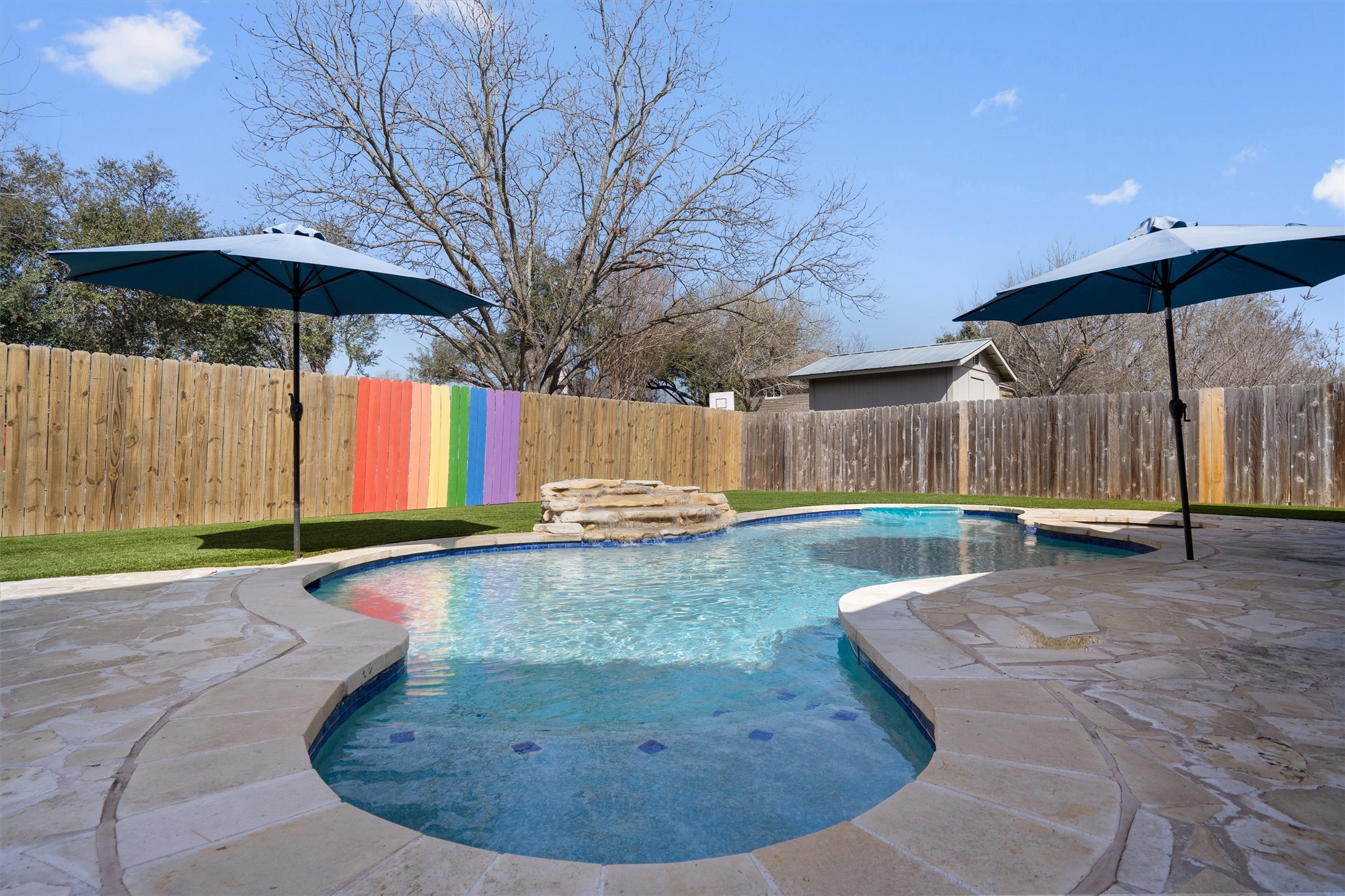1014 Hackberry Drive Pflugerville, TX 78660 - Photo 32 of 38 The pool has been completely updated: New lights, tile, and all new equipment.