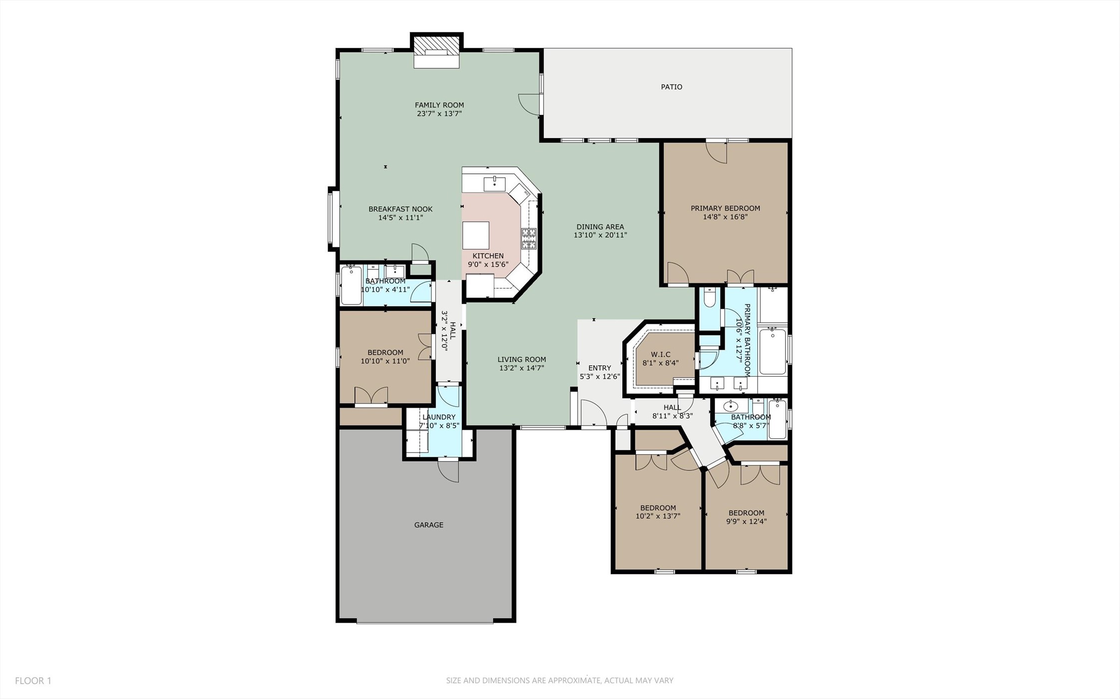1014 Hackberry Drive Pflugerville, TX 78660 - Photo 34 of 36 a picture of a floor plan