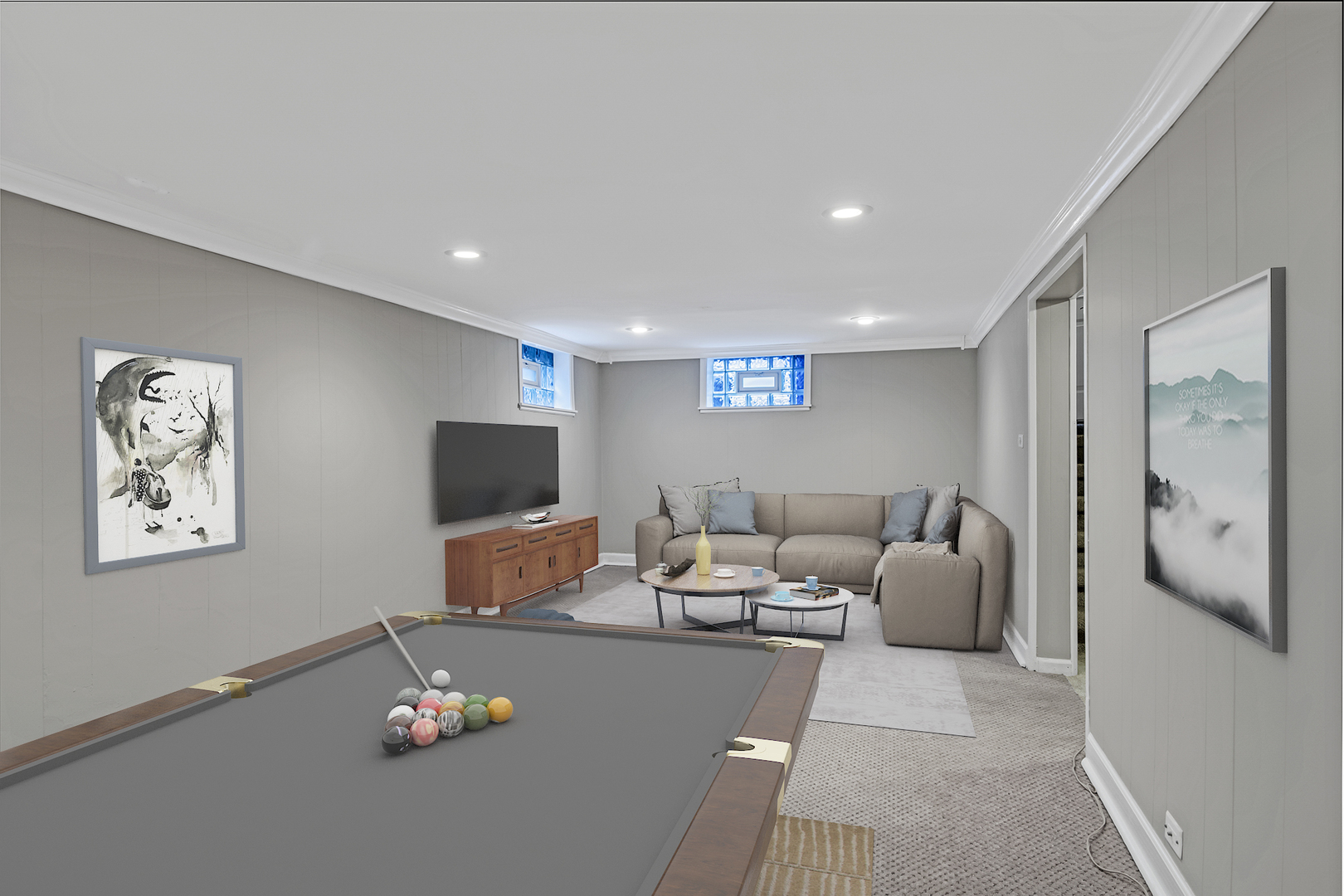 657 Chestnut Street Deerfield, IL 60015 - Photo 16 of 25 a living room with furniture and a flat screen tv