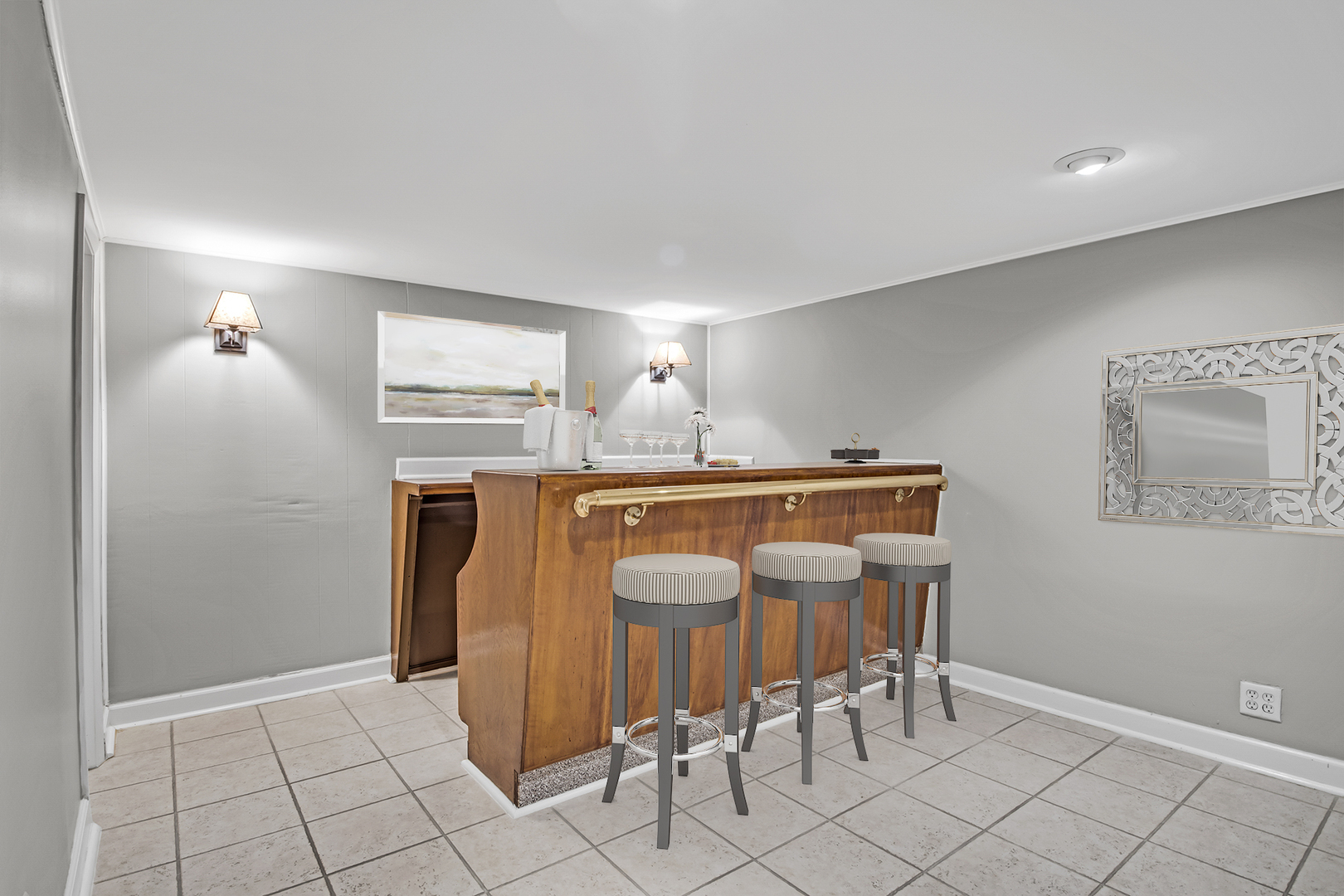 657 Chestnut Street Deerfield, IL 60015 - Photo 17 of 25 a kitchen with granite countertop cabinets and chairs