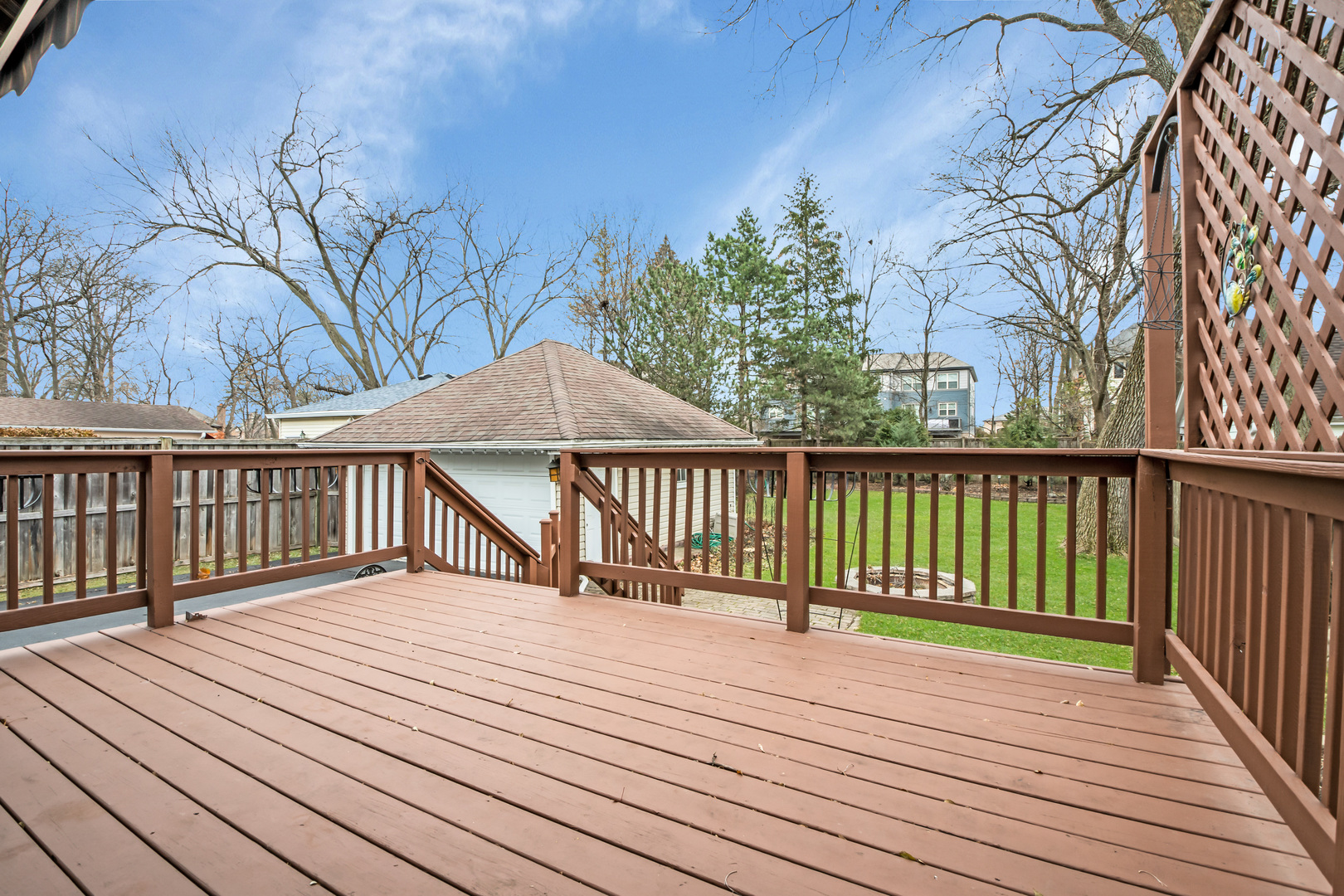 657 Chestnut Street Deerfield, IL 60015 - Photo 20 of 25 a view of a wooden deck