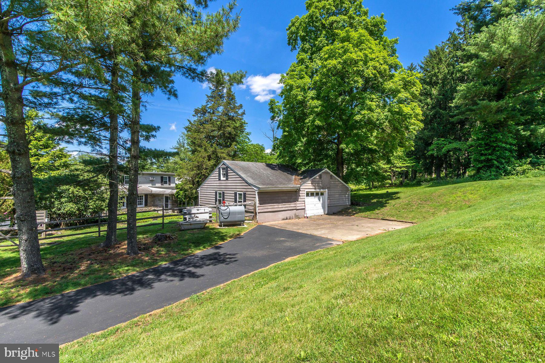2349 Valley Road Jamison, PA 18929 - Photo 51 of 53 a view of a large garden with plants and large trees