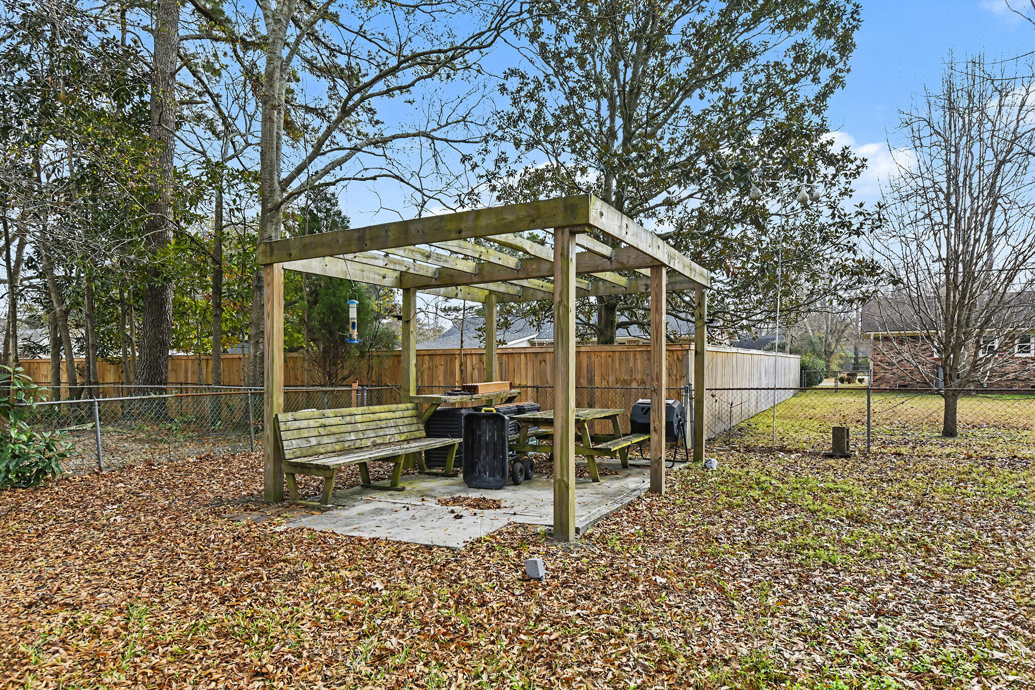 211 Janice Street Goose Creek, SC 29445 - Photo 31 of 36 Backyard Seating Area