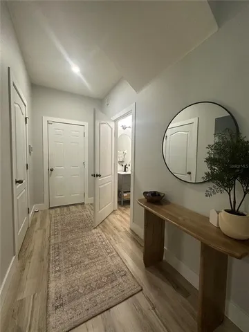 wooden floor in an empty room