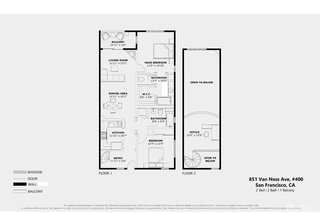 $800,000 | 851 Van Ness Avenue, Unit 400, San Francisco, CA 94109