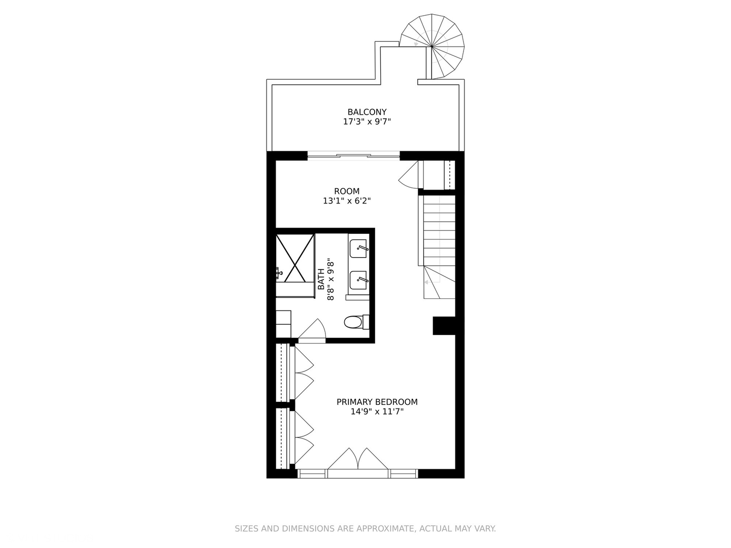 916 West Van Buren Street Chicago, IL 60607 - Photo 24 of 27 a picture of a floor plan