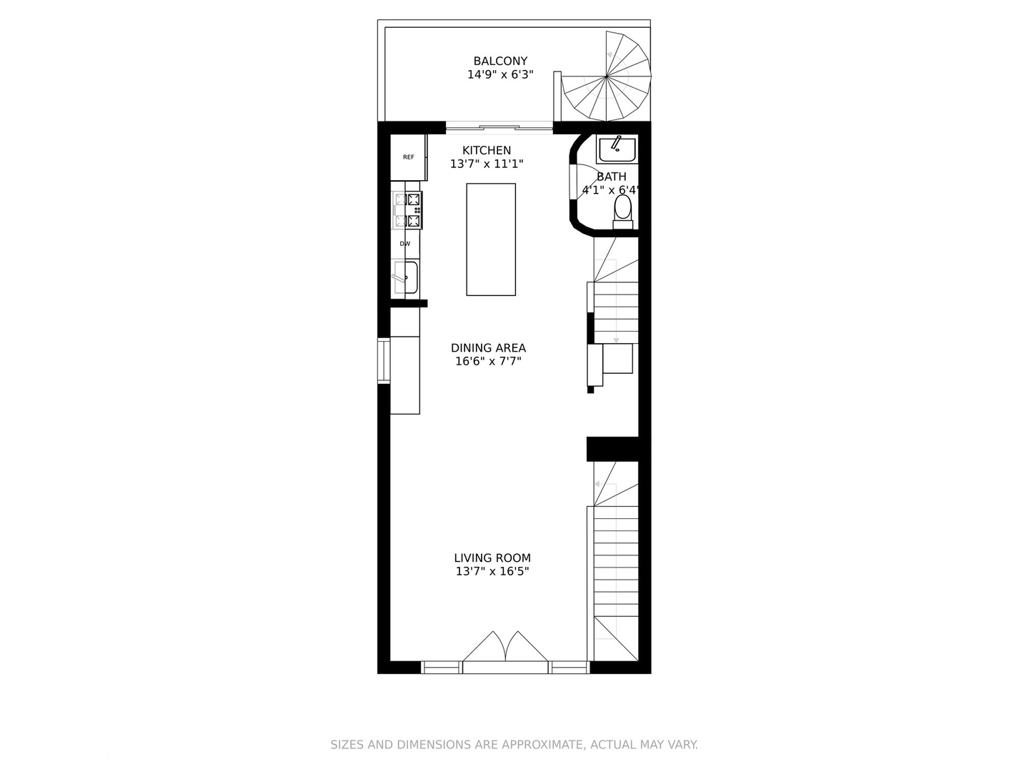 916 West Van Buren Street Chicago, IL 60607 - Photo 26 of 27 a picture of a floor plan