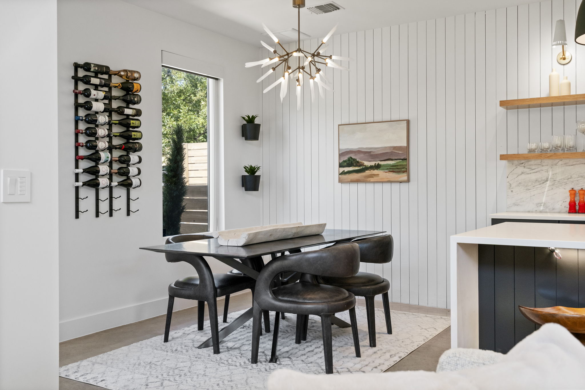 604 Cumberland Road Austin, TX 78704 - Photo 9 of 40 a view of a dining room with furniture and chandelier