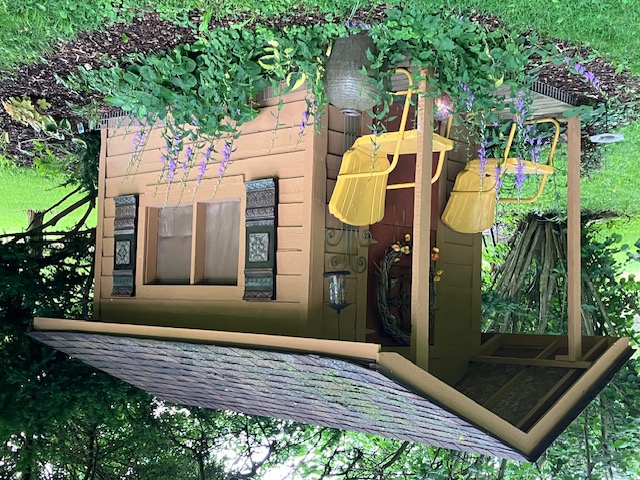 2066 Tolbert Road Hamilton, OH 45011 - Photo 46 of 63 An inviting outdoor playhouse features a charming facade and a small porch, perfect for imaginative adventures.