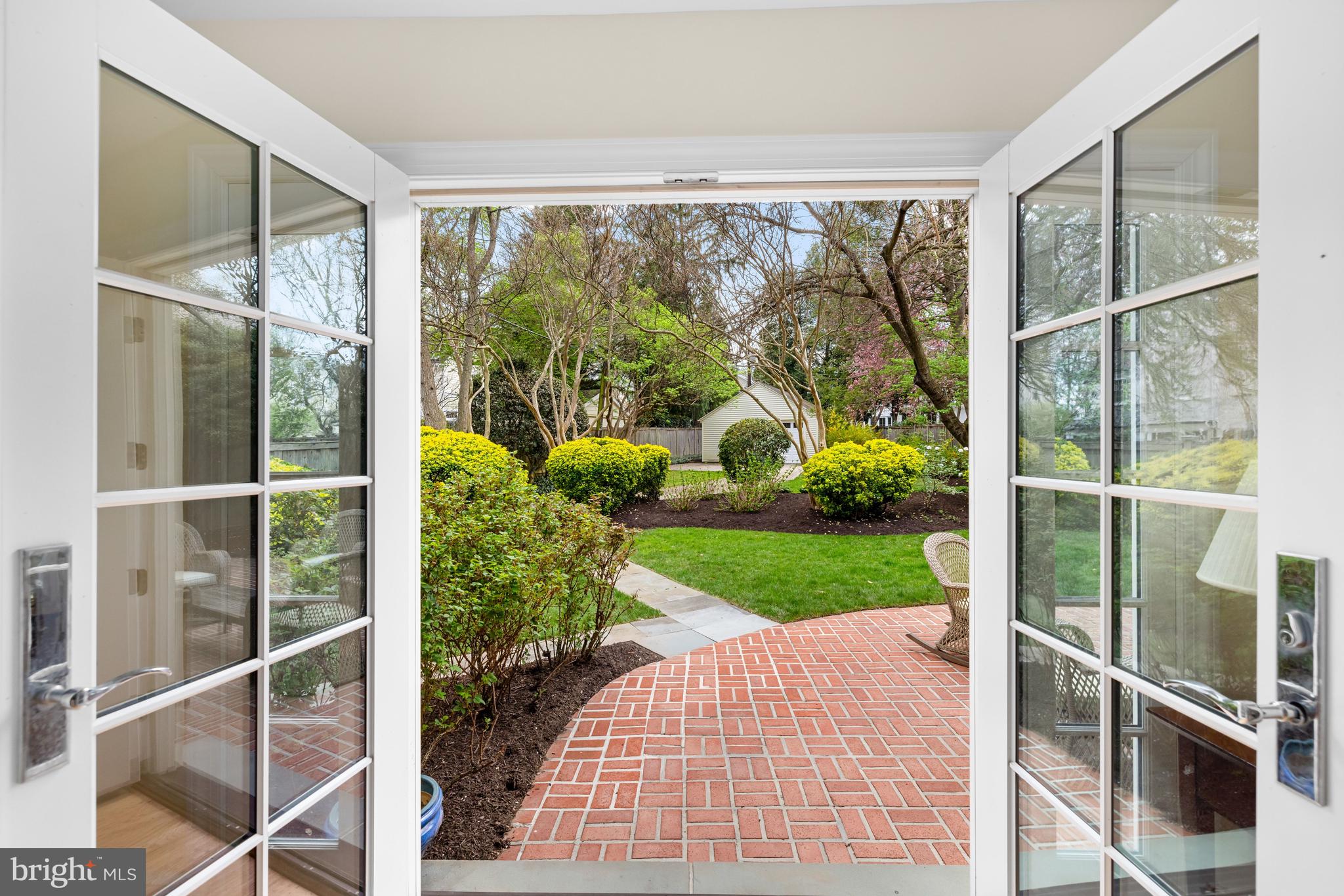 112 Summerfield Road Chevy Chase, MD 20815 - Photo 15 of 42 Walkout Rear Patio