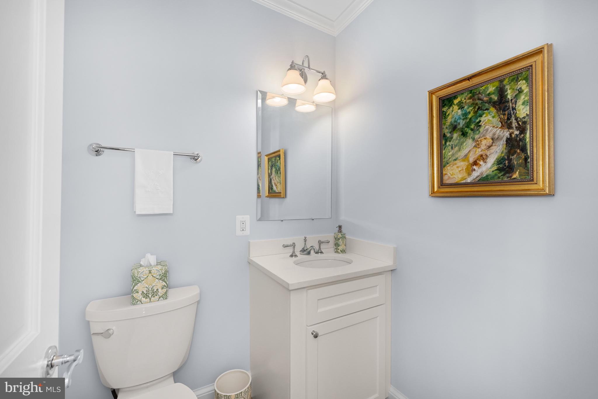 112 Summerfield Road Chevy Chase, MD 20815 - Photo 18 of 42 Main Level - Powder Room