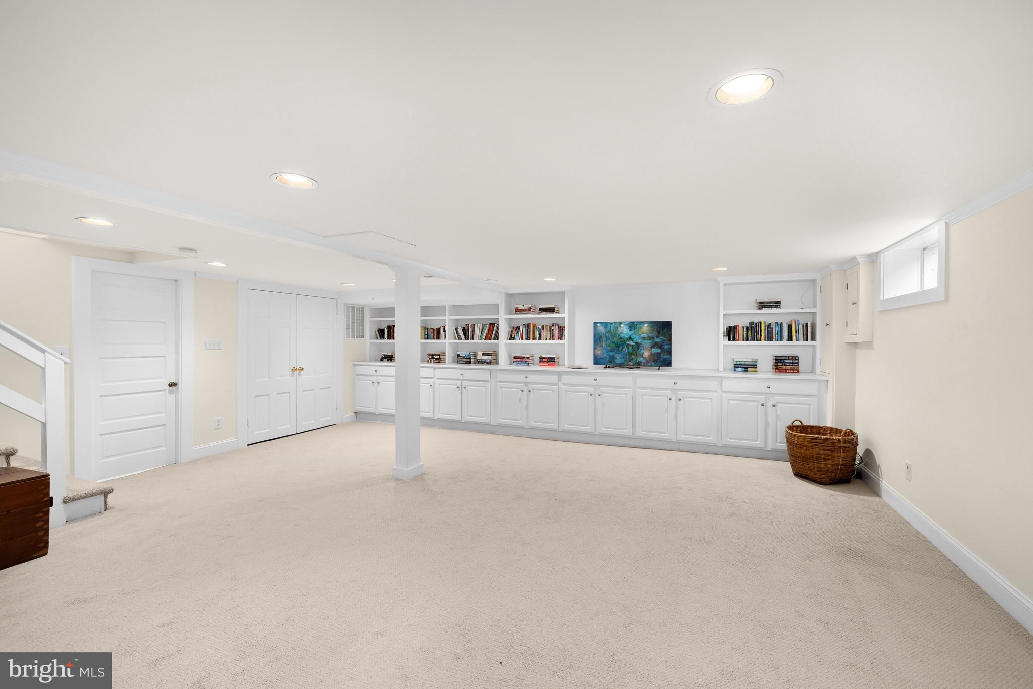 112 Summerfield Road Chevy Chase, MD 20815 - Photo 33 of 42 Lower Level - Recreation Room