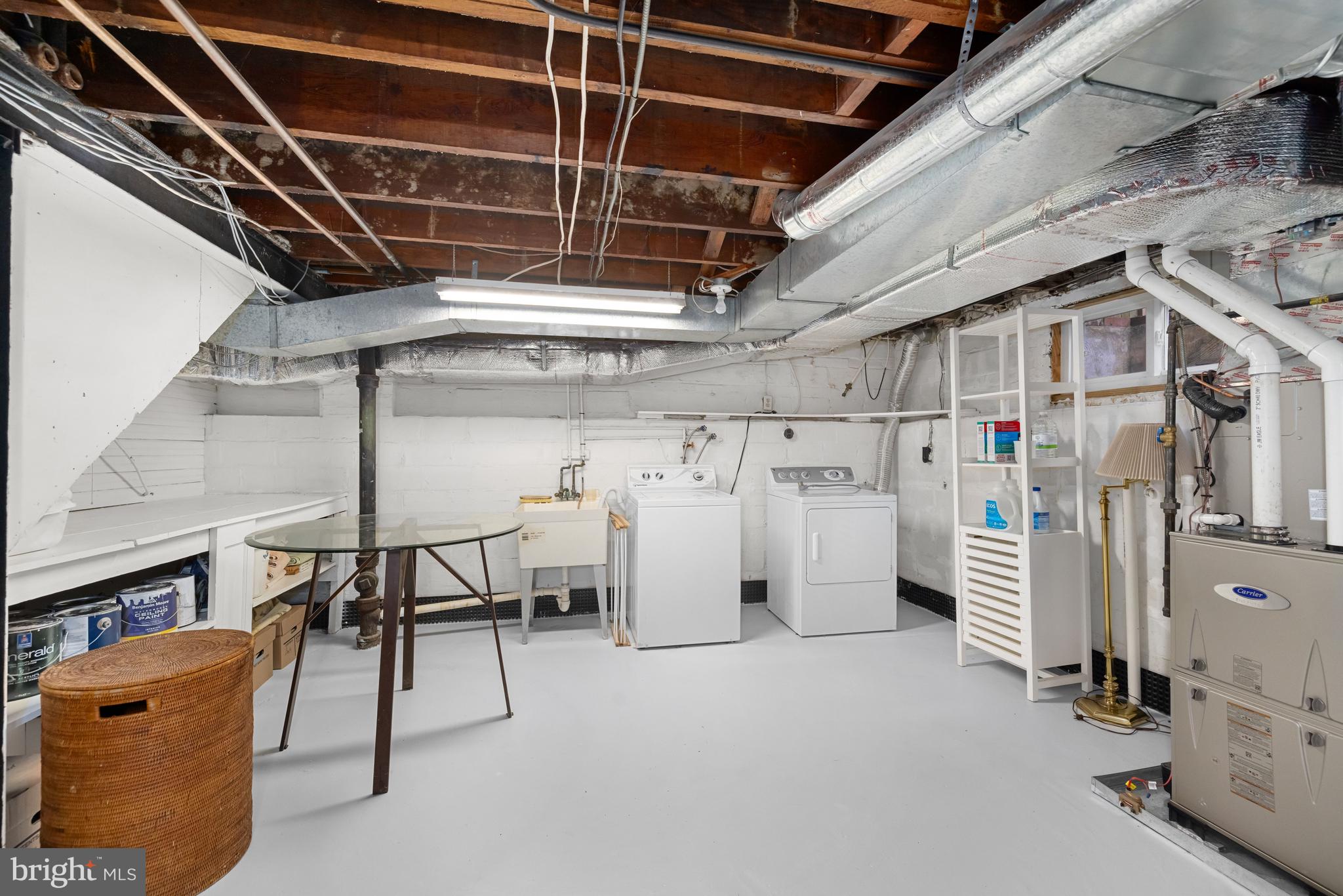 112 Summerfield Road Chevy Chase, MD 20815 - Photo 36 of 42 Lower Level - Laundry / Storage