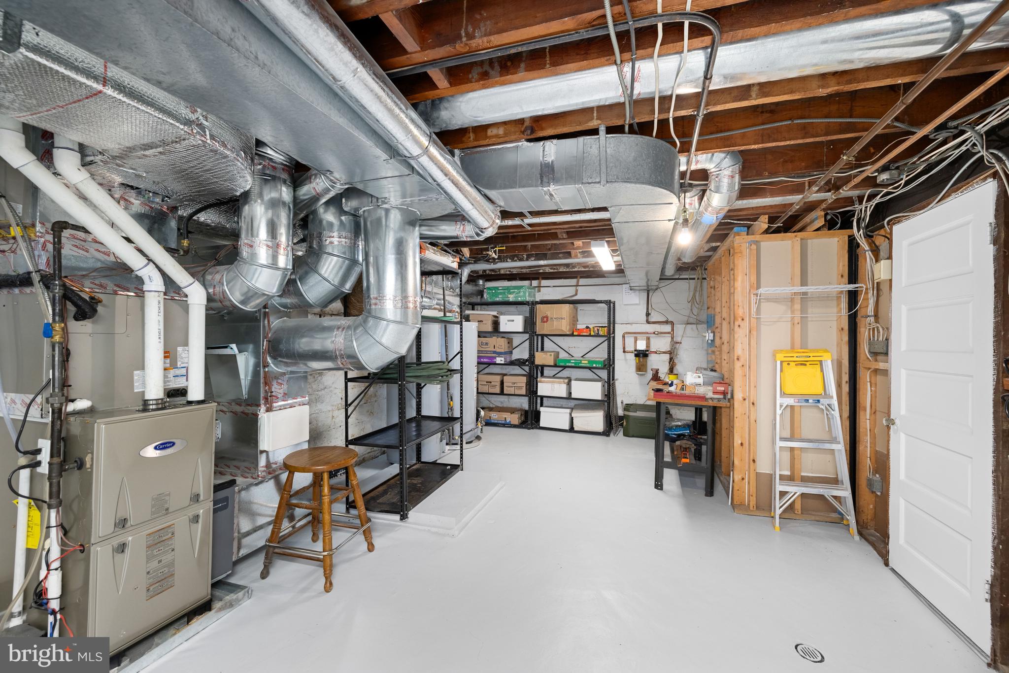 112 Summerfield Road Chevy Chase, MD 20815 - Photo 37 of 42 Lower Level - Laundry / Storage