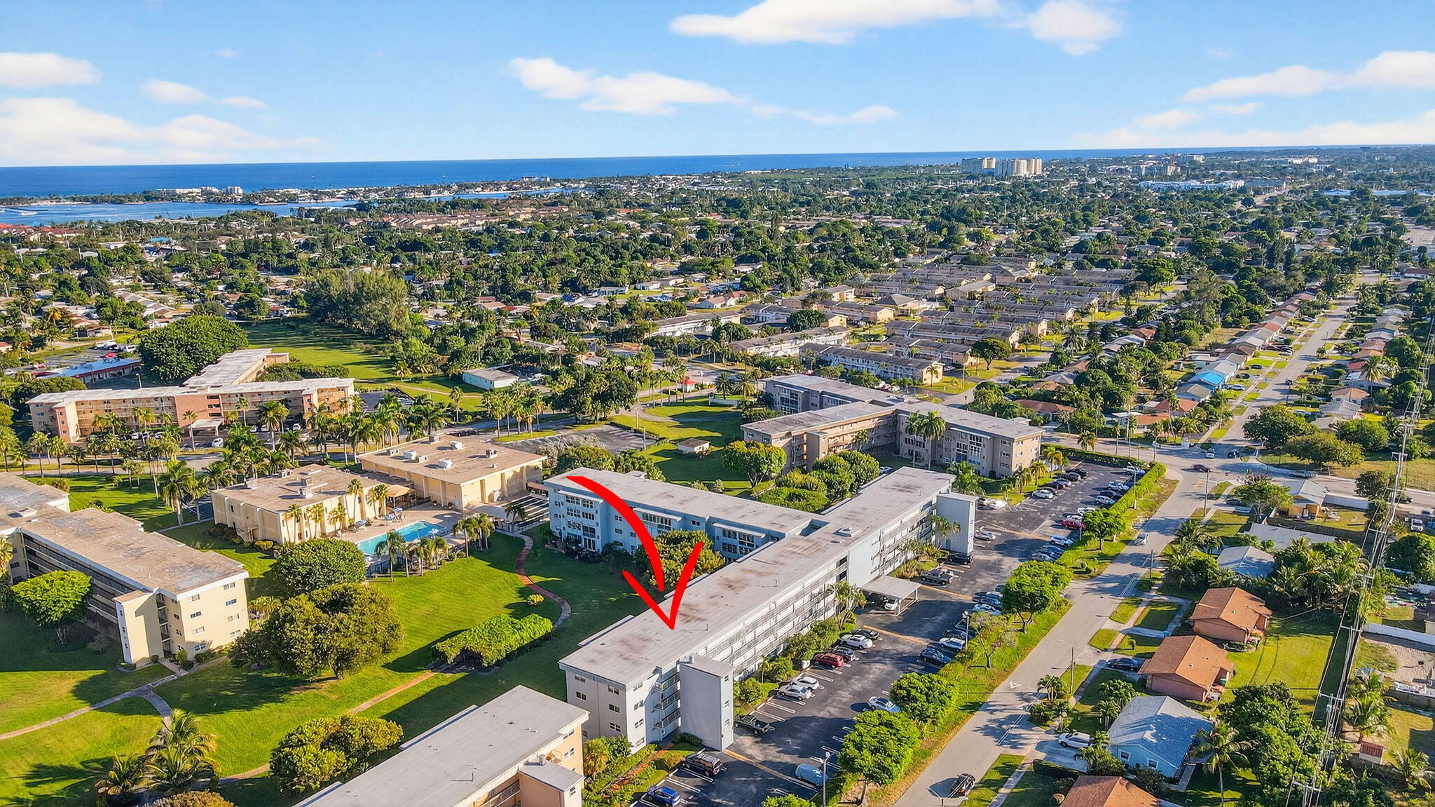 2400 Northeast 1st Lane, Unit 102 Boynton Beach, FL 33435 - Photo 42 of 44 an aerial view of a city