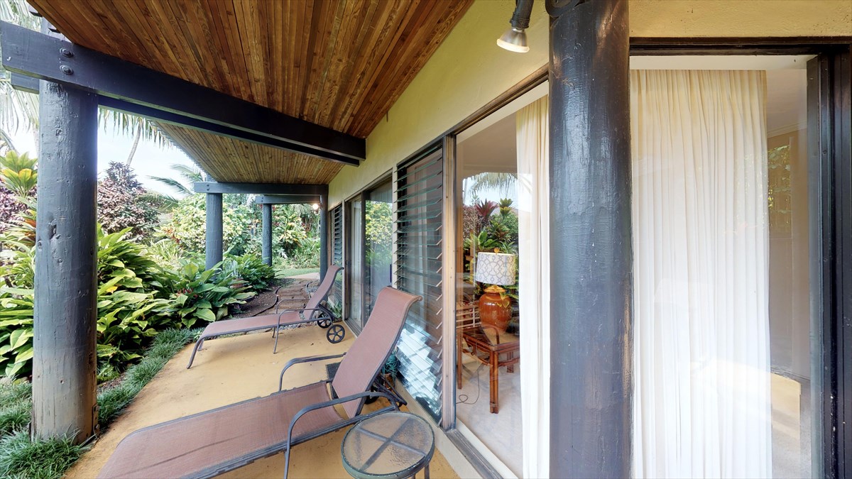 3920 Wyllie Road, Unit 6A Princeville, HI 96722 - Photo 18 of 19 a view of an outdoor space and swimming pool
