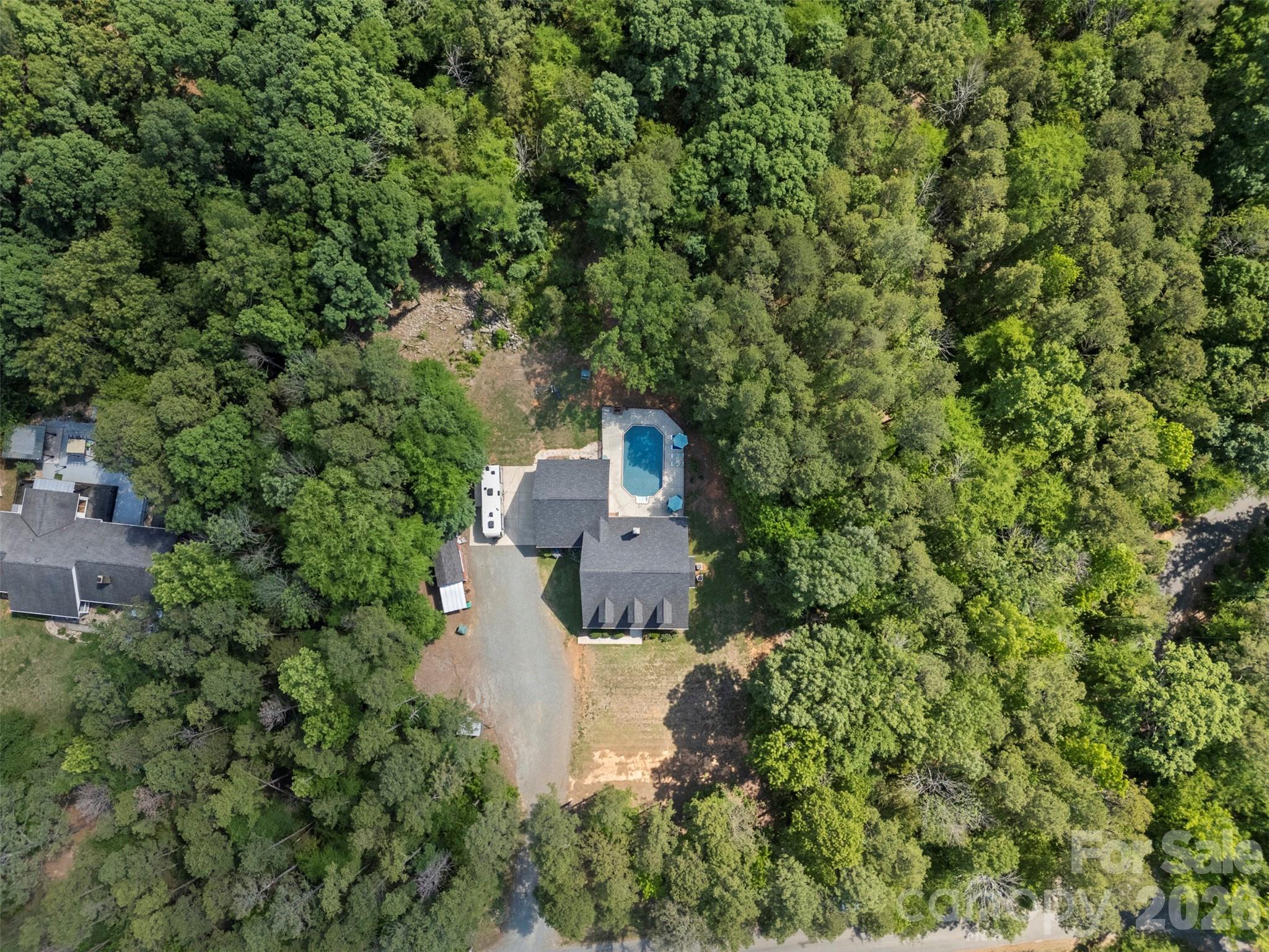 710 Sleepy Hollow Road Midland, NC 28107 - Photo 27 of 29 an aerial view of a house with a yard