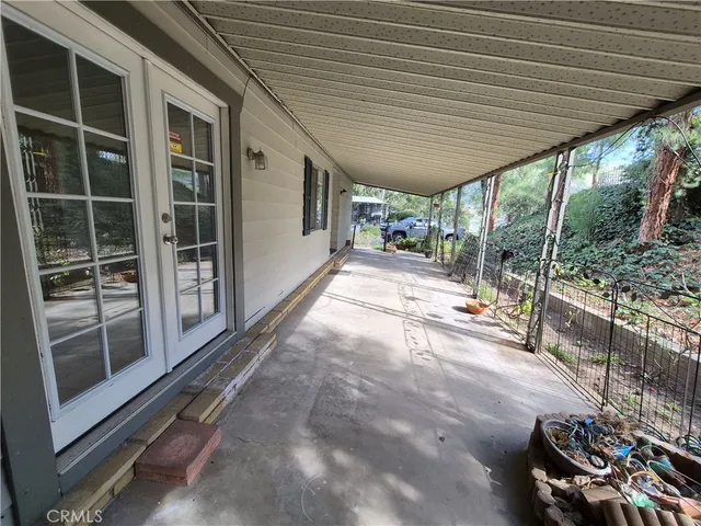 a view of pool with outdoor seating