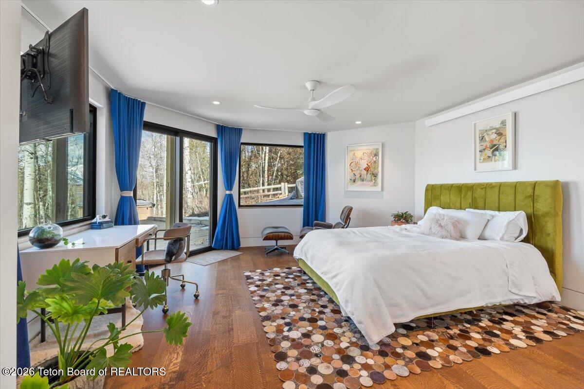 855 North Bar Y Road Jackson, WY 83001 - Photo 14 of 55 DownstairsPrimaryBedroom