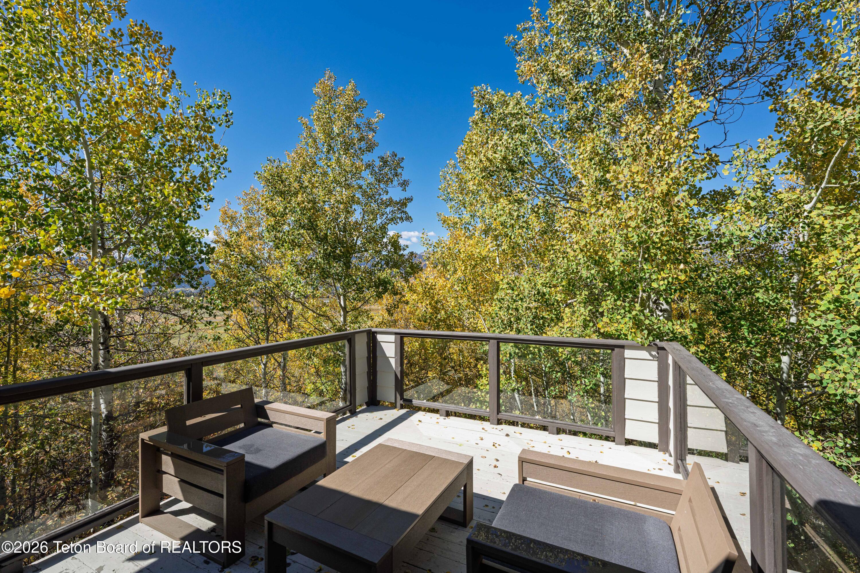 855 North Bar Y Road Jackson, WY 83001 - Photo 42 of 55 GuestHouseDeck - great views