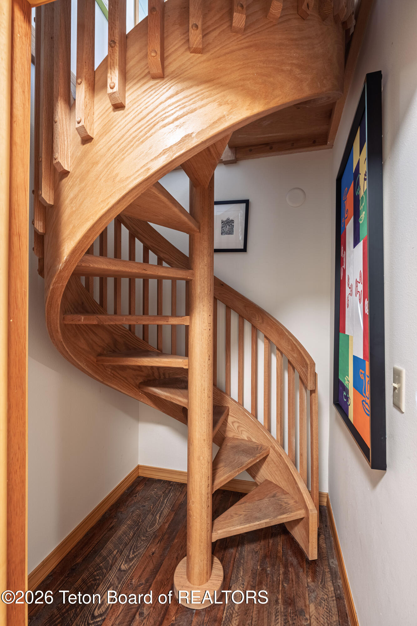 855 North Bar Y Road Jackson, WY 83001 - Photo 54 of 58 GuestHouseSpiralStairs