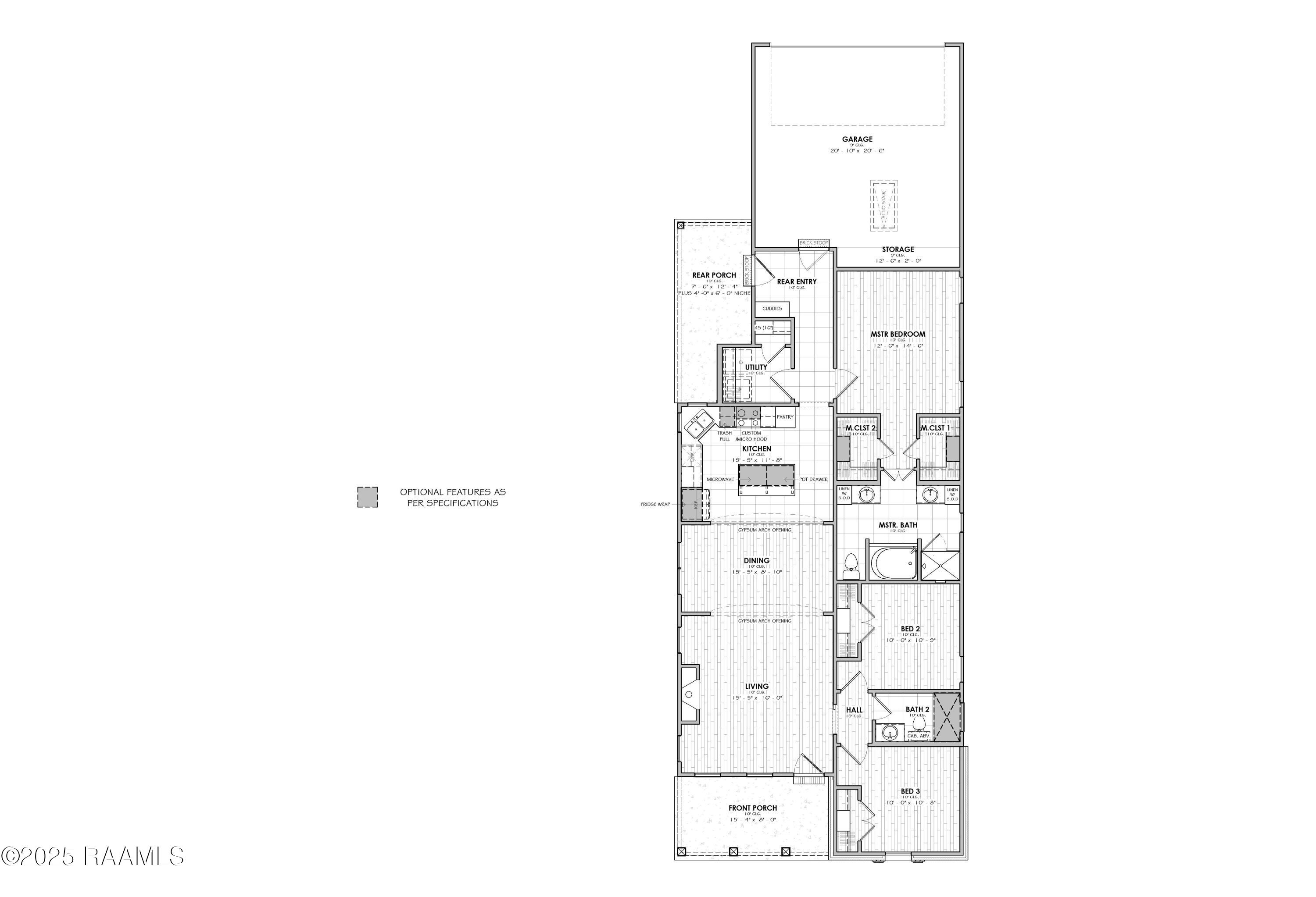 216 Keystone Drive Scott, LA 70583 - Photo 12 of 28 Gaspard French II - Base Plan_20250203