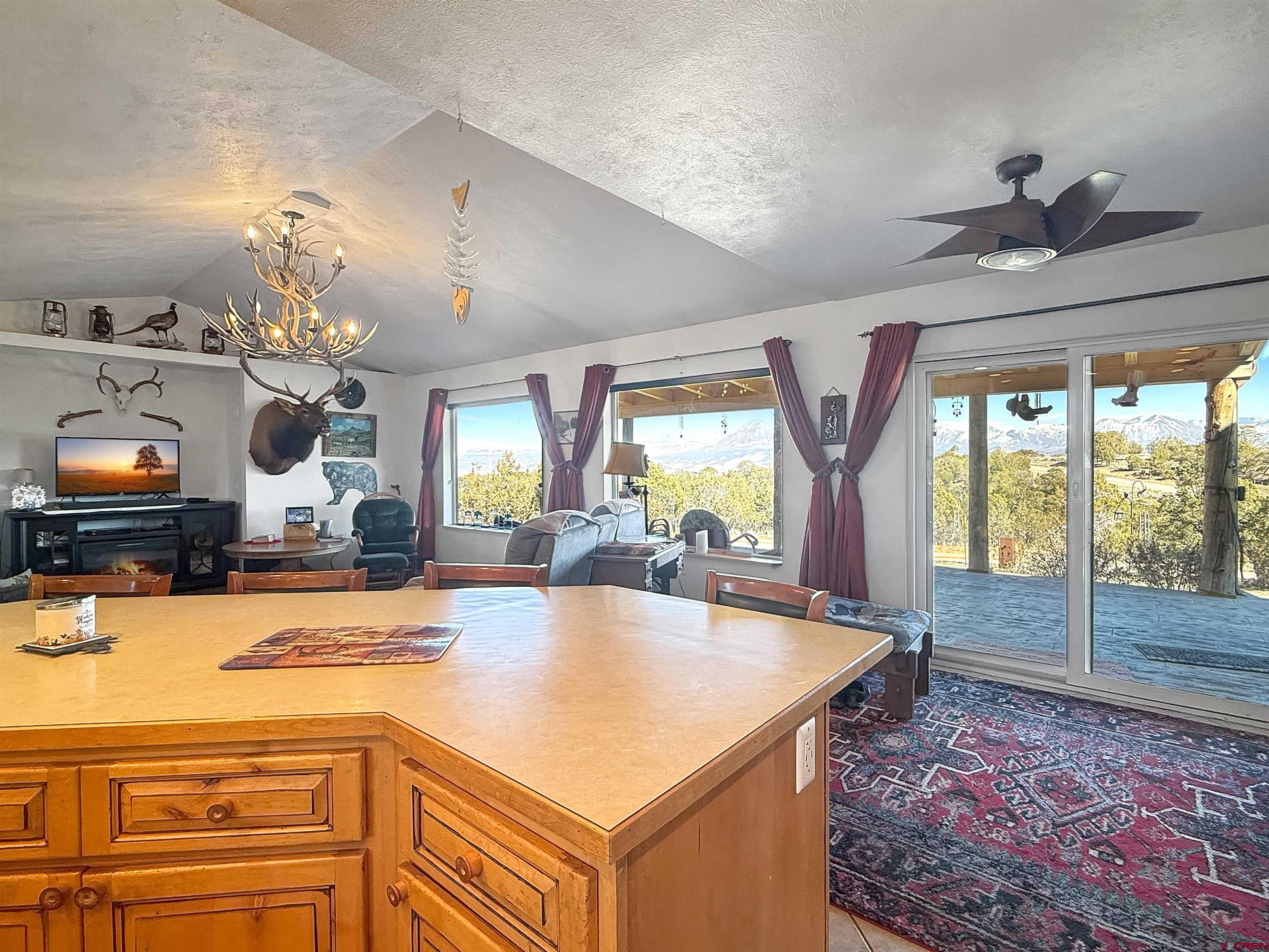 1174 3375th Road Crawford, CO 81415 - Photo 9 of 42 a view of a living room and kitchen