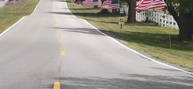 a view of a back yard