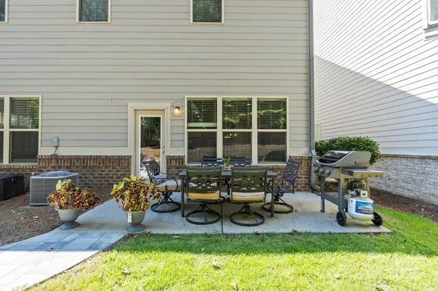 a house view with a seating space