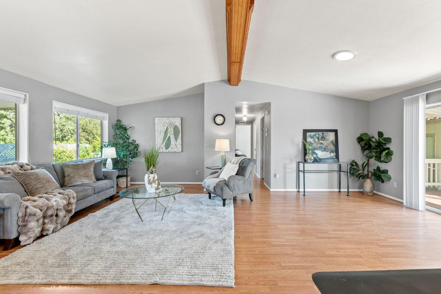 4390 Patterson Drive, Unit 218 Diamond Springs, CA 95619 - Photo 4 of 45 a living room with furniture and wooden floor