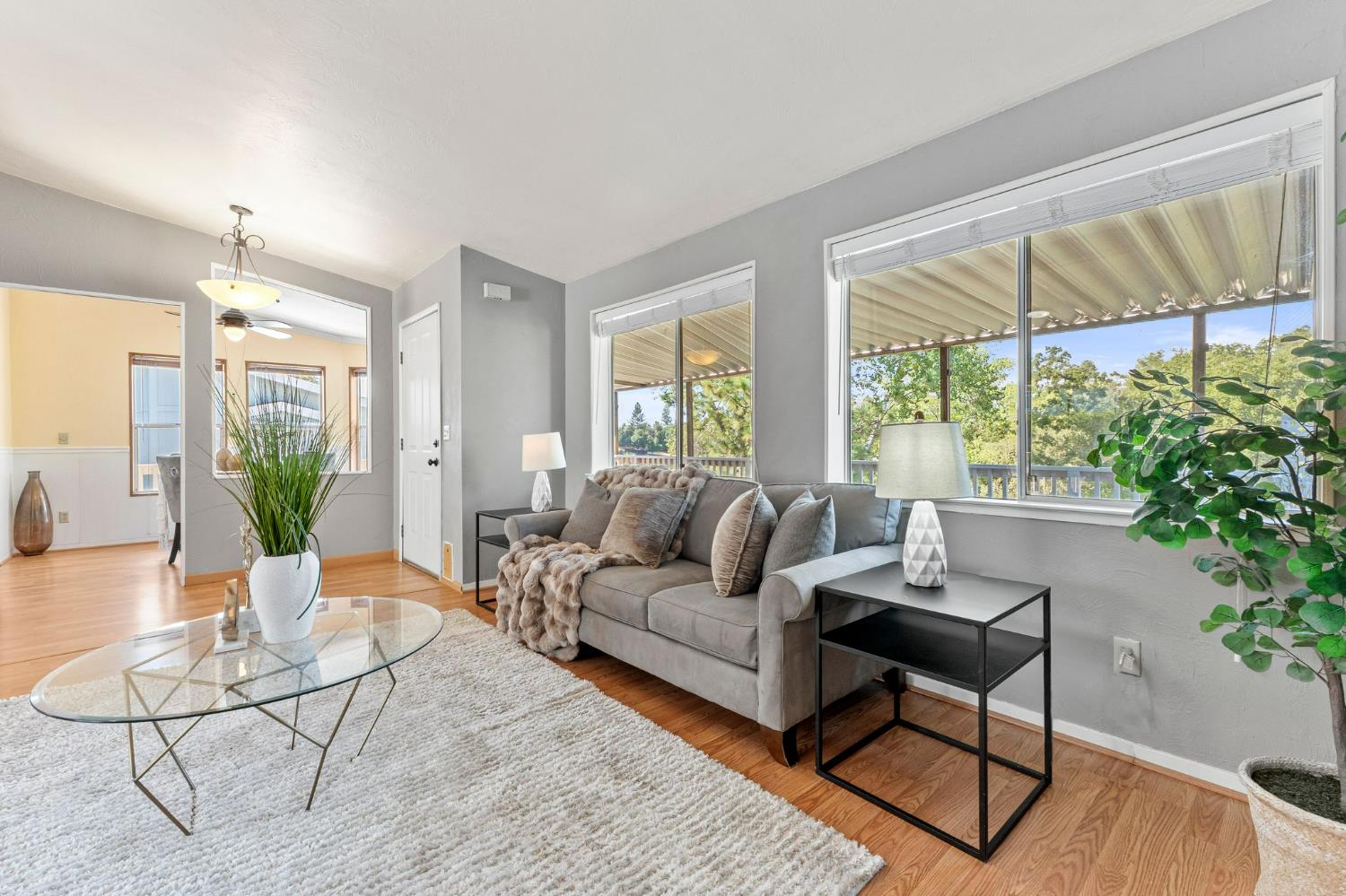 4390 Patterson Drive, Unit 218 Diamond Springs, CA 95619 - Photo 5 of 45 a living room with furniture and a large window